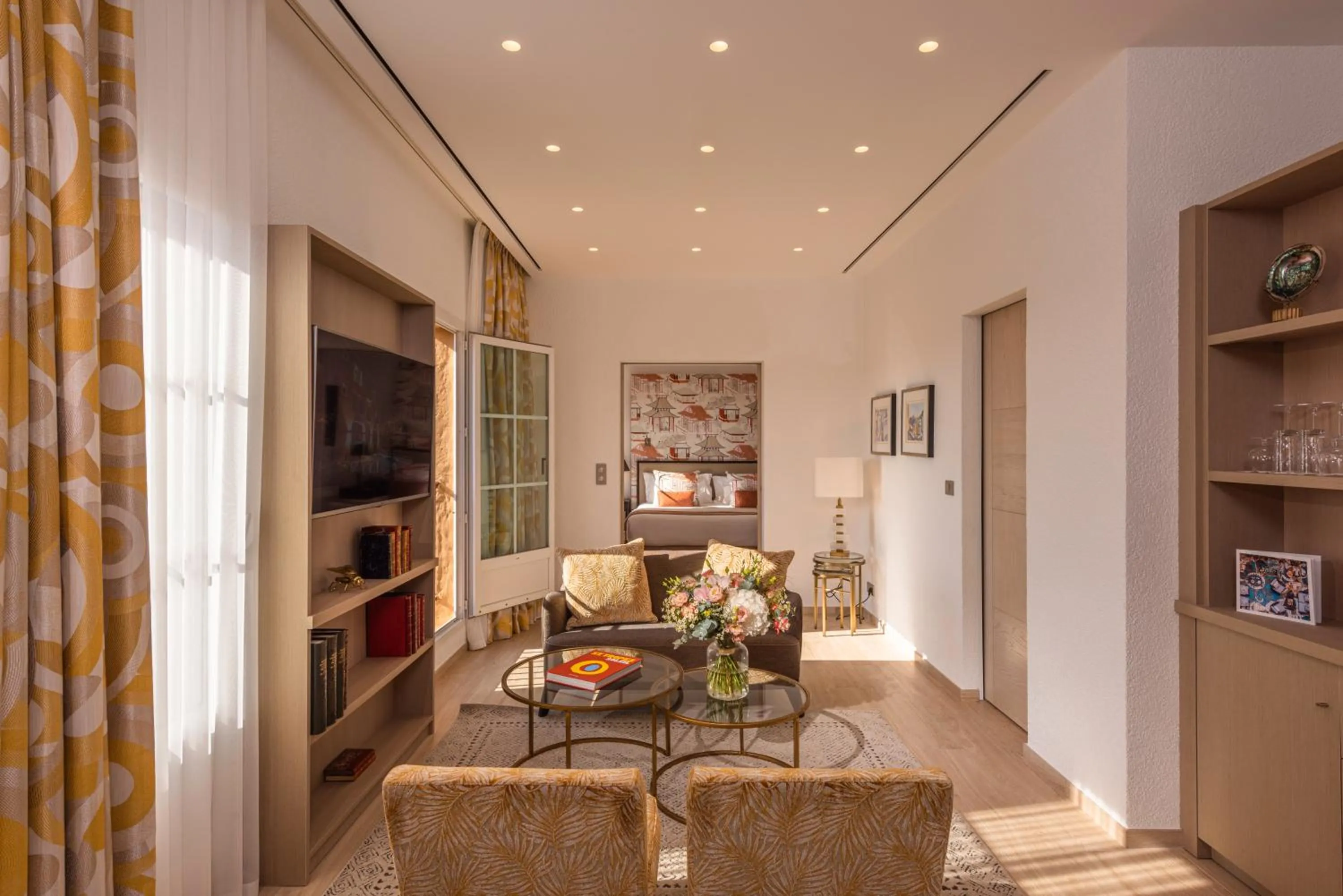 Living room in Hotel Byblos Saint-Tropez