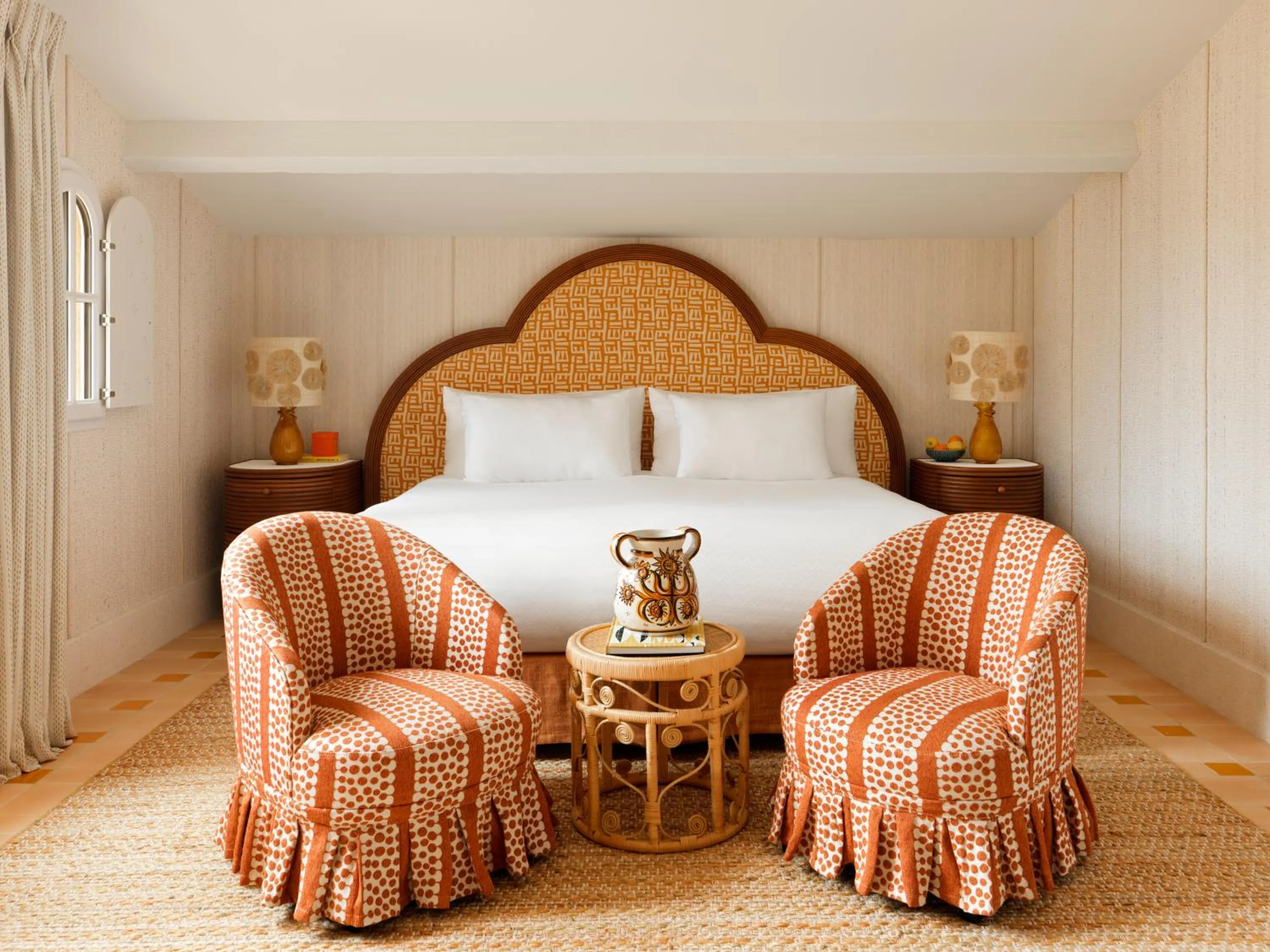 Bedroom, Bed in Hotel Byblos Saint-Tropez