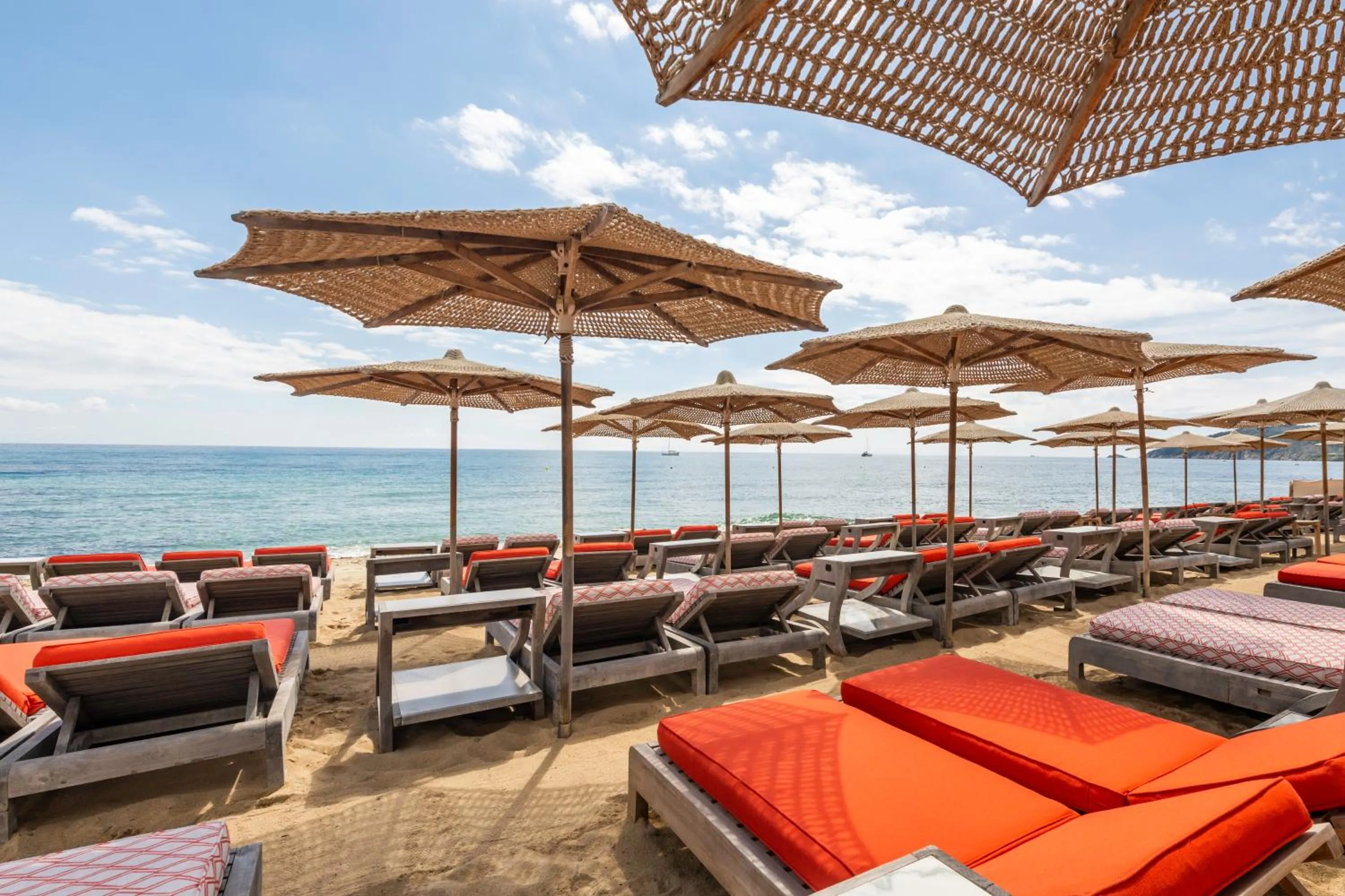 Beach in Hotel Byblos Saint-Tropez