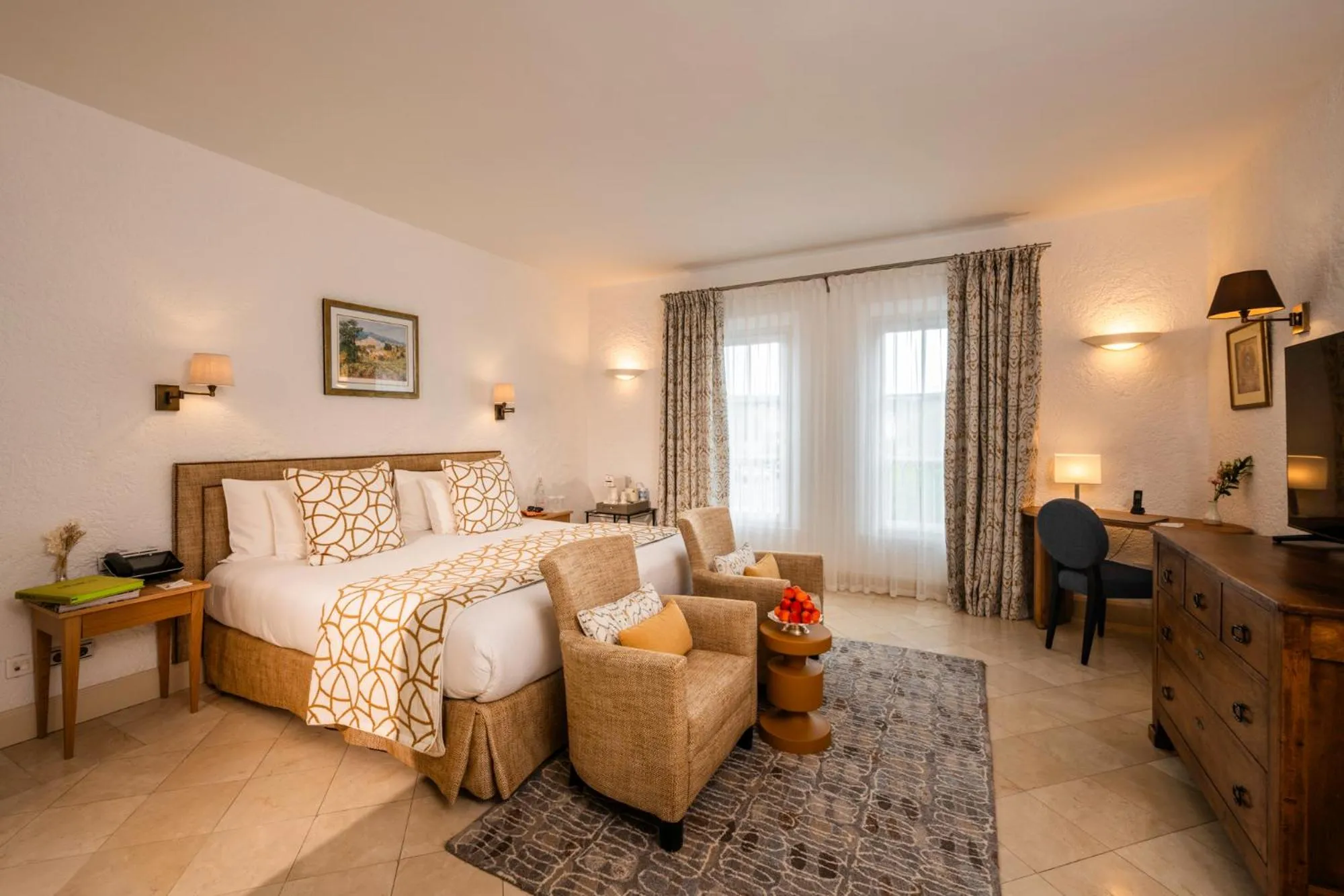 Photo of the whole room, Bed in Hotel Byblos Saint-Tropez