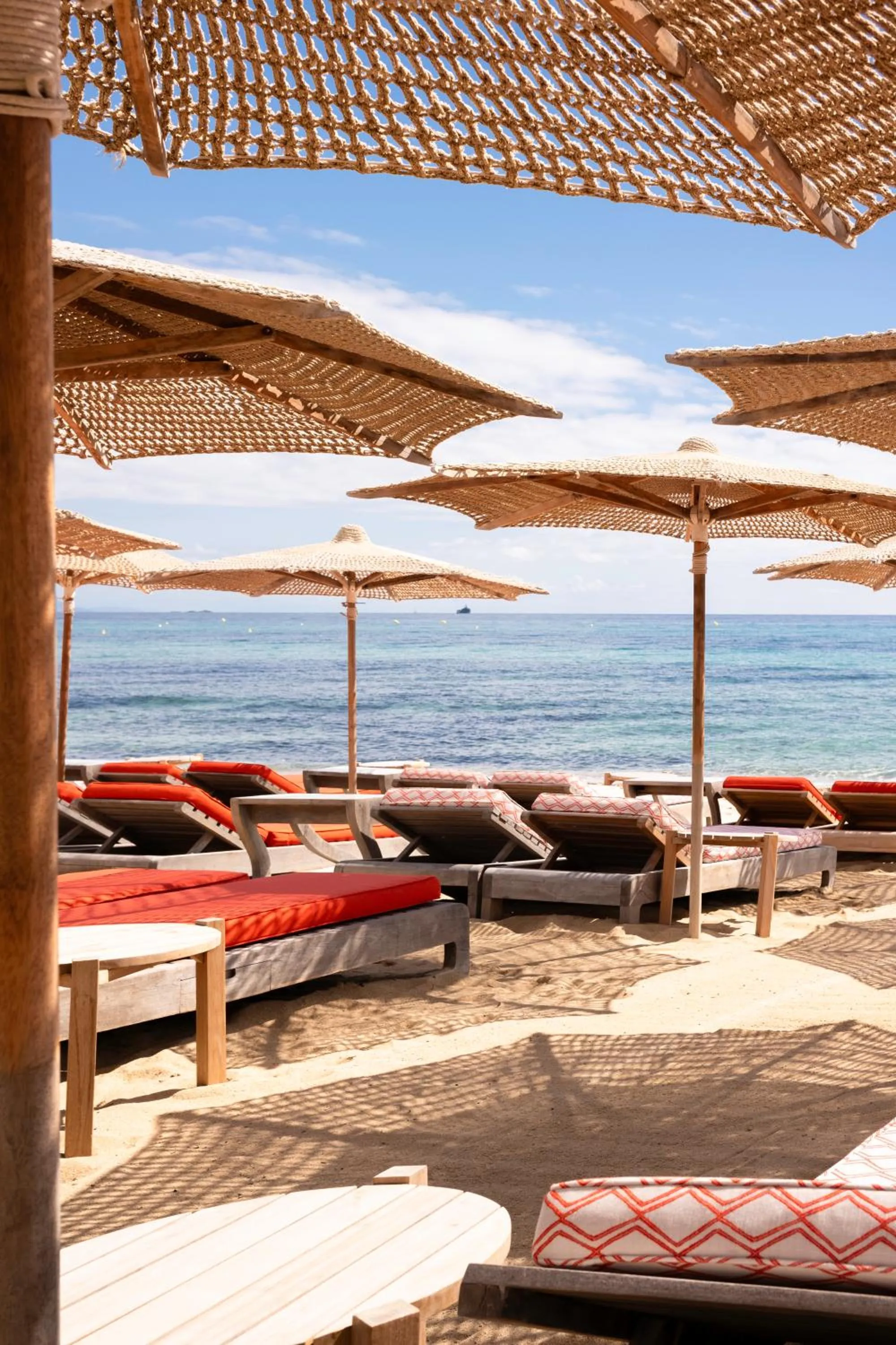 Beach in Hotel Byblos Saint-Tropez