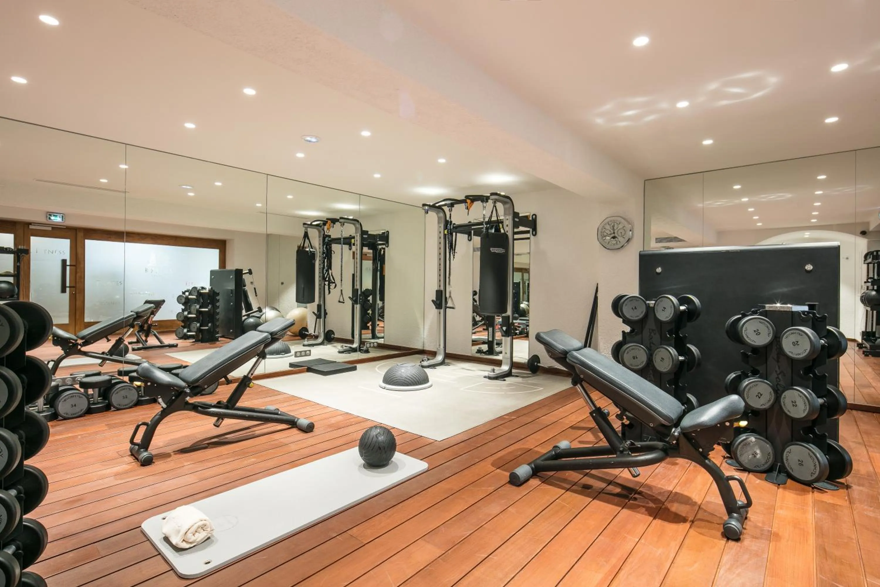 Fitness centre/facilities in Hotel Byblos Saint-Tropez