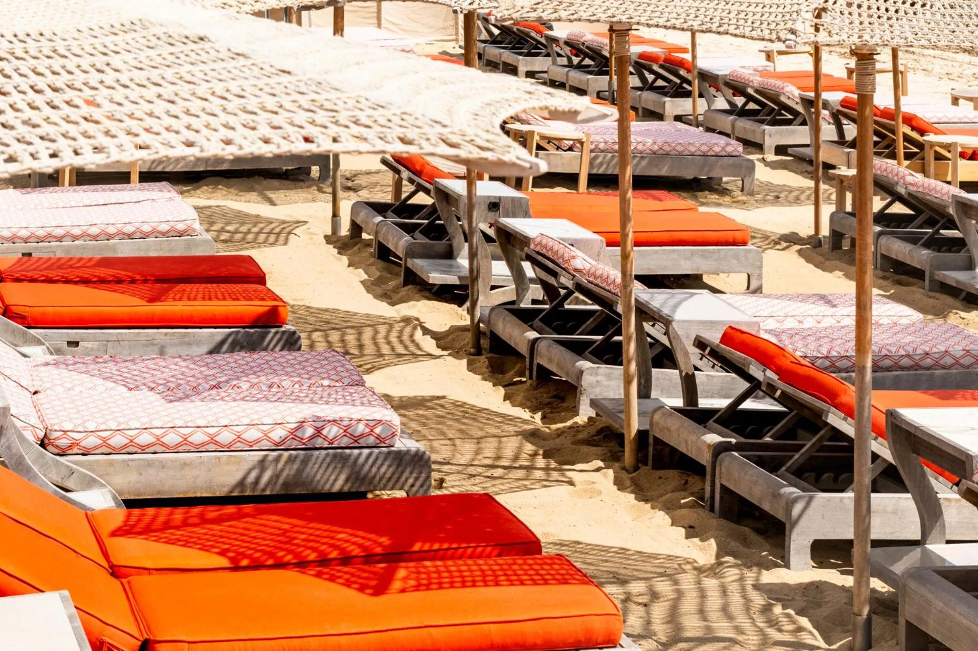 Beach, Bed in Hotel Byblos Saint-Tropez