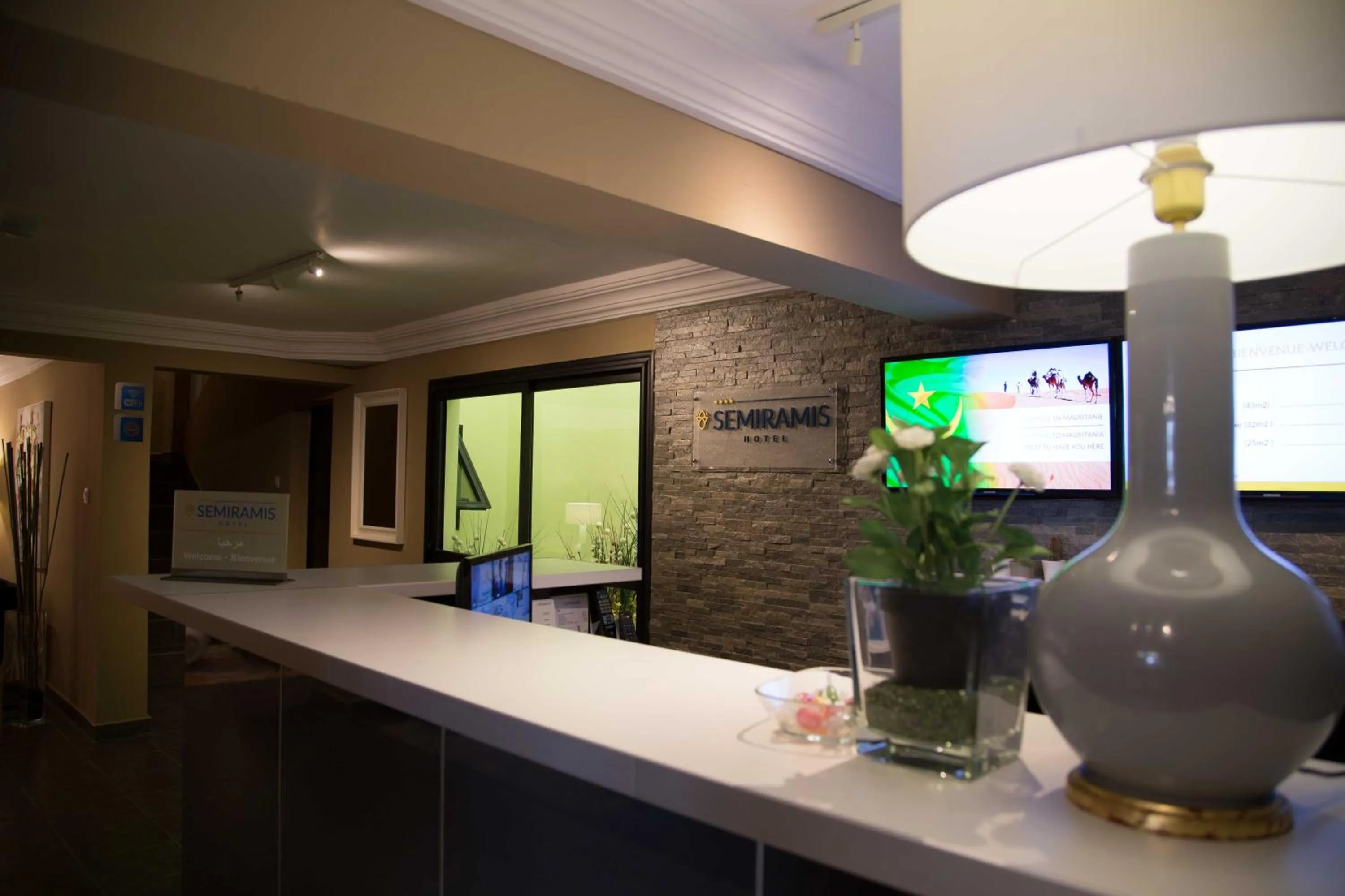 Lobby or reception in Hôtel Semiramis City Center