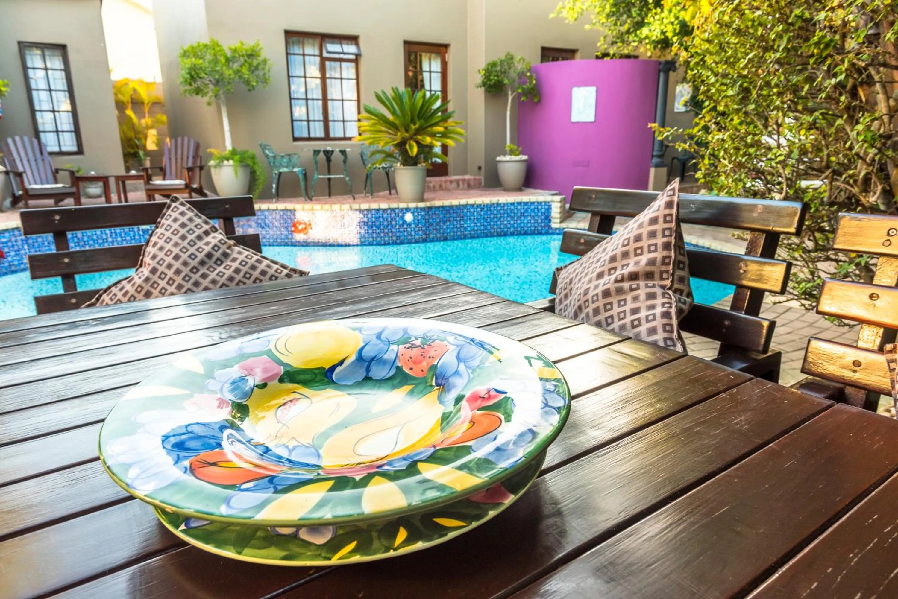 Garden view in Kingfisher GuestHouse