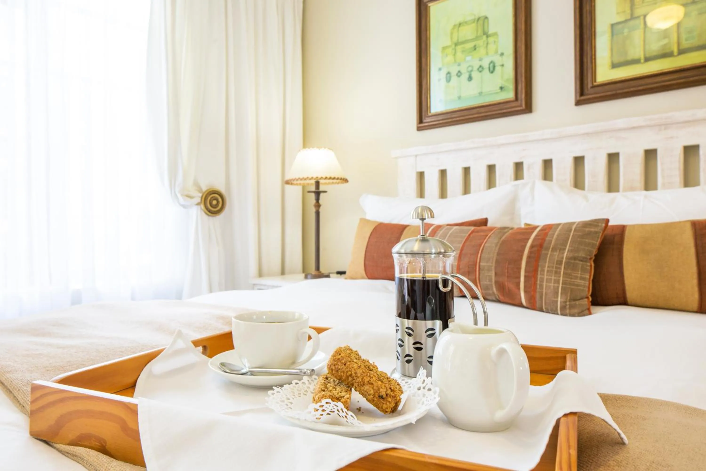 Decorative detail, Bed in Kingfisher GuestHouse