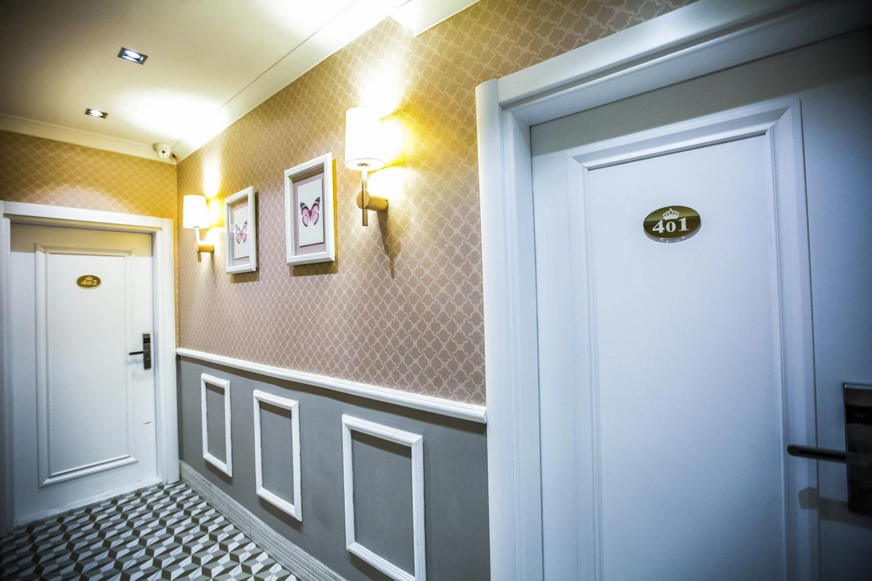 Decorative detail in Doa Suite Hotel