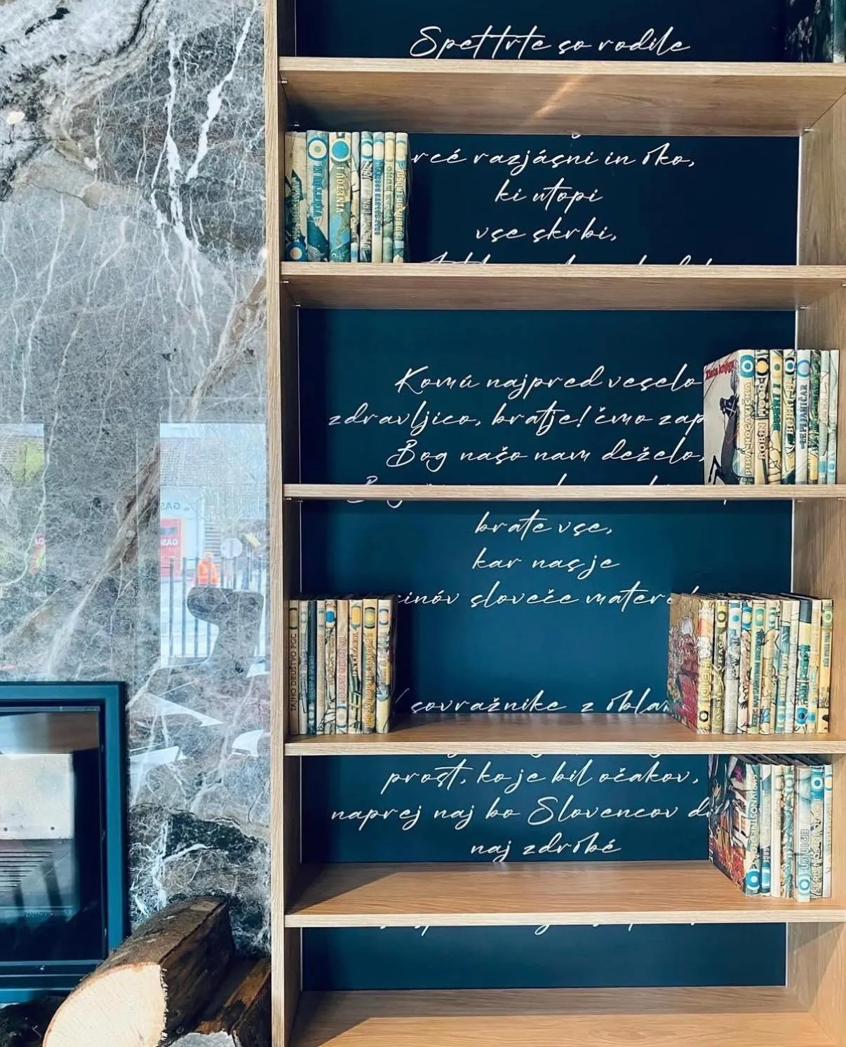 Library in Boutique hotel ZBILJE