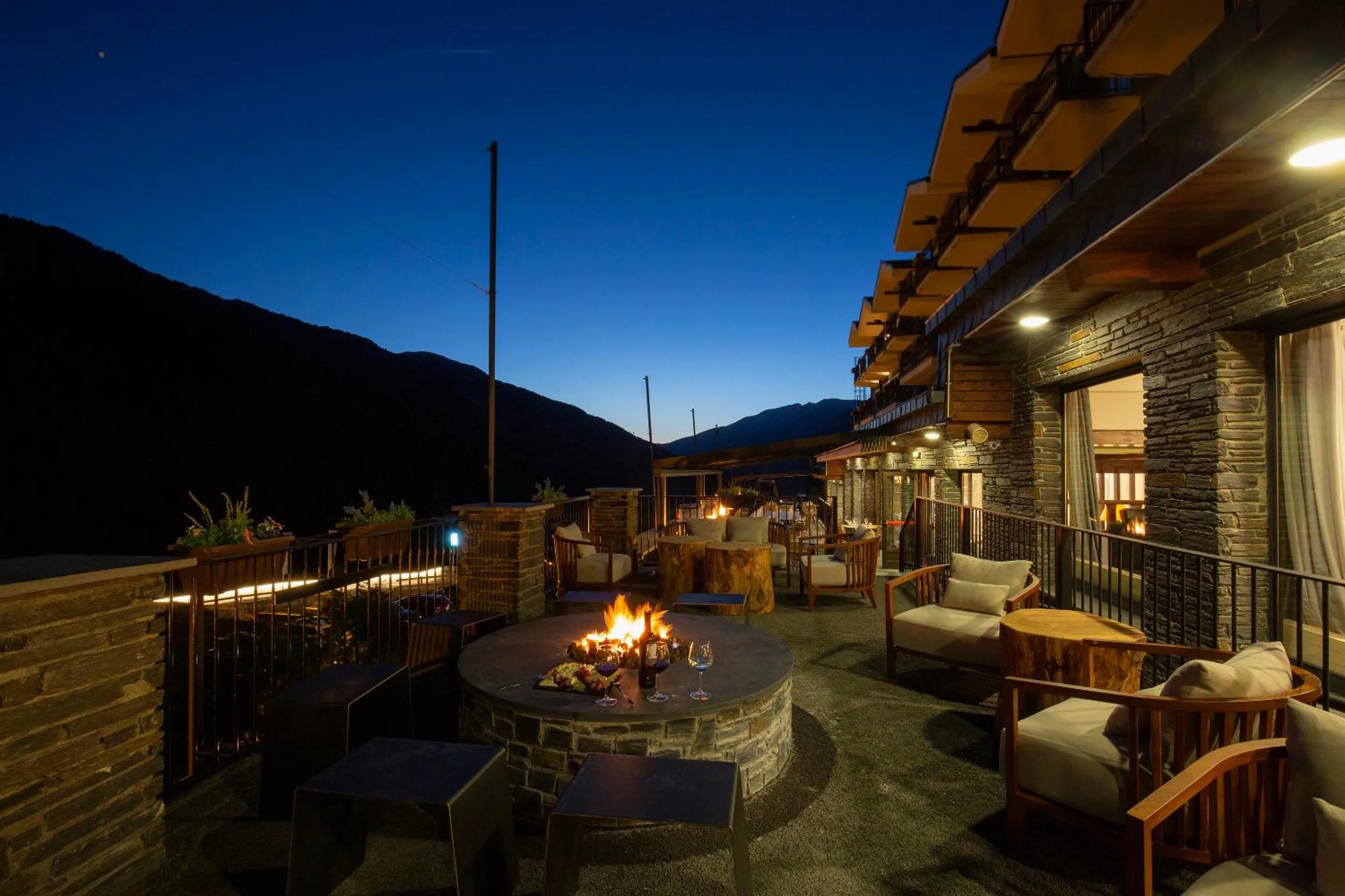 Balcony/Terrace in Hotel Piolets Soldeu Centre by Nexta