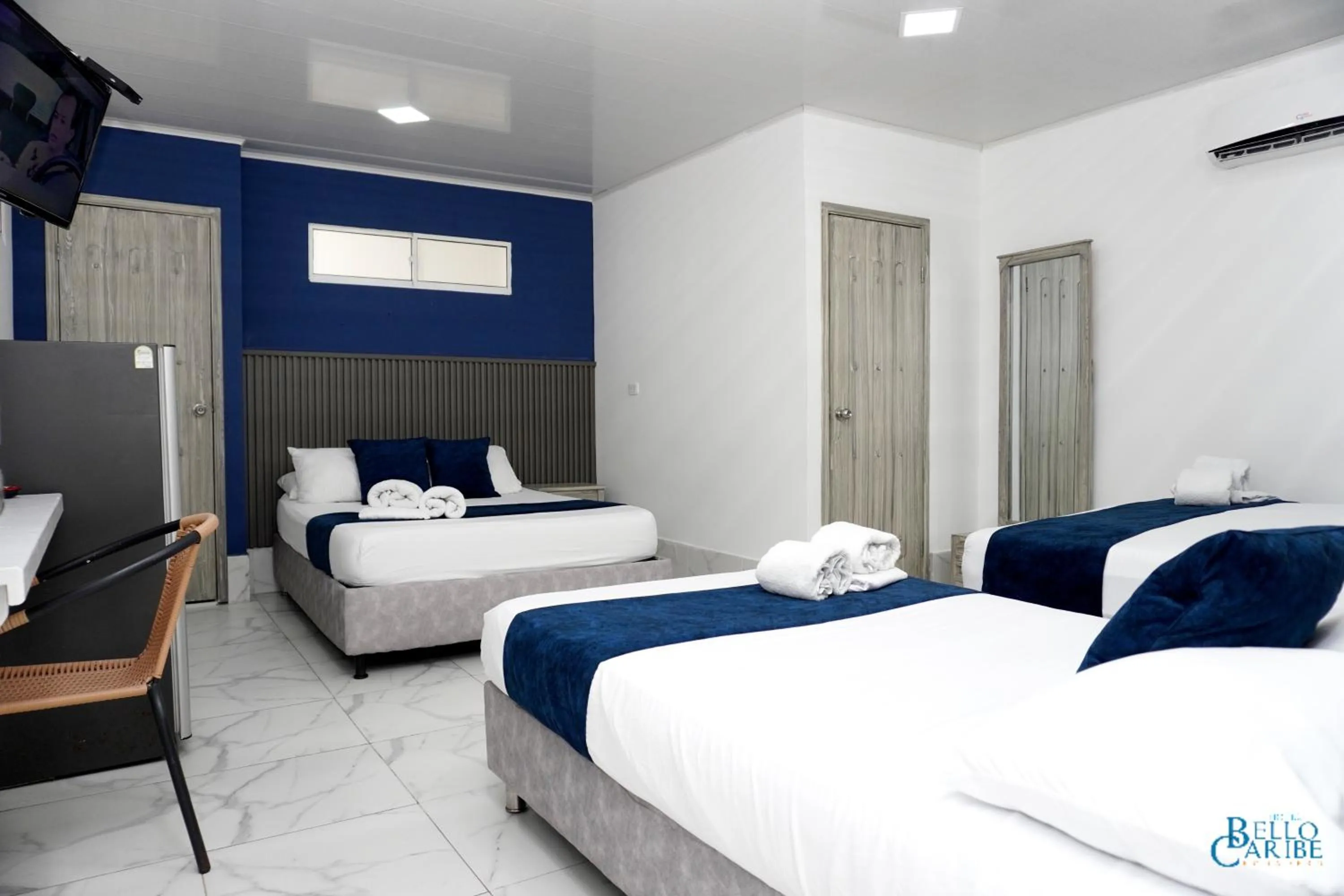 Bed in Hotel Bello Caribe Rodadero