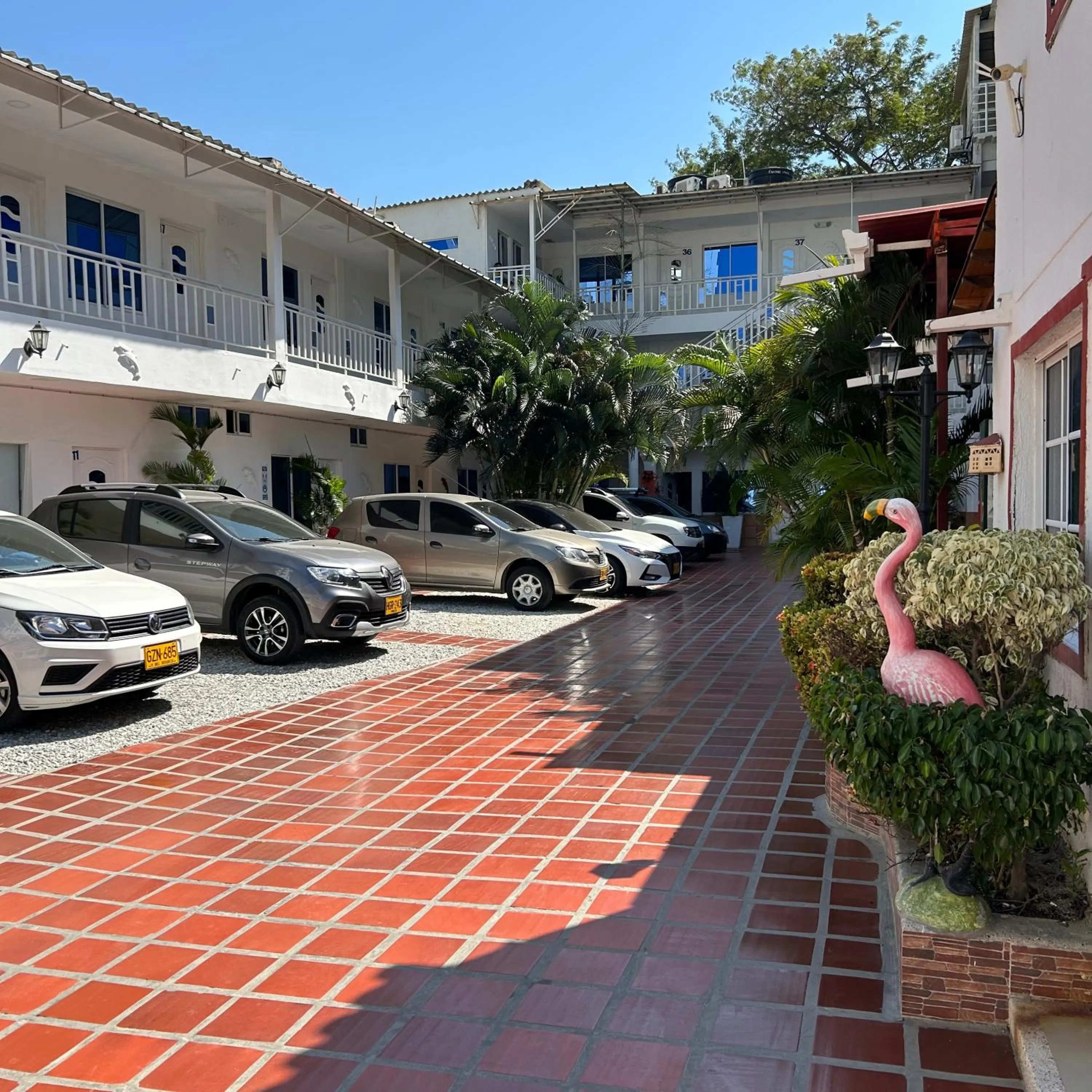 Parking in Hotel Bello Caribe Rodadero