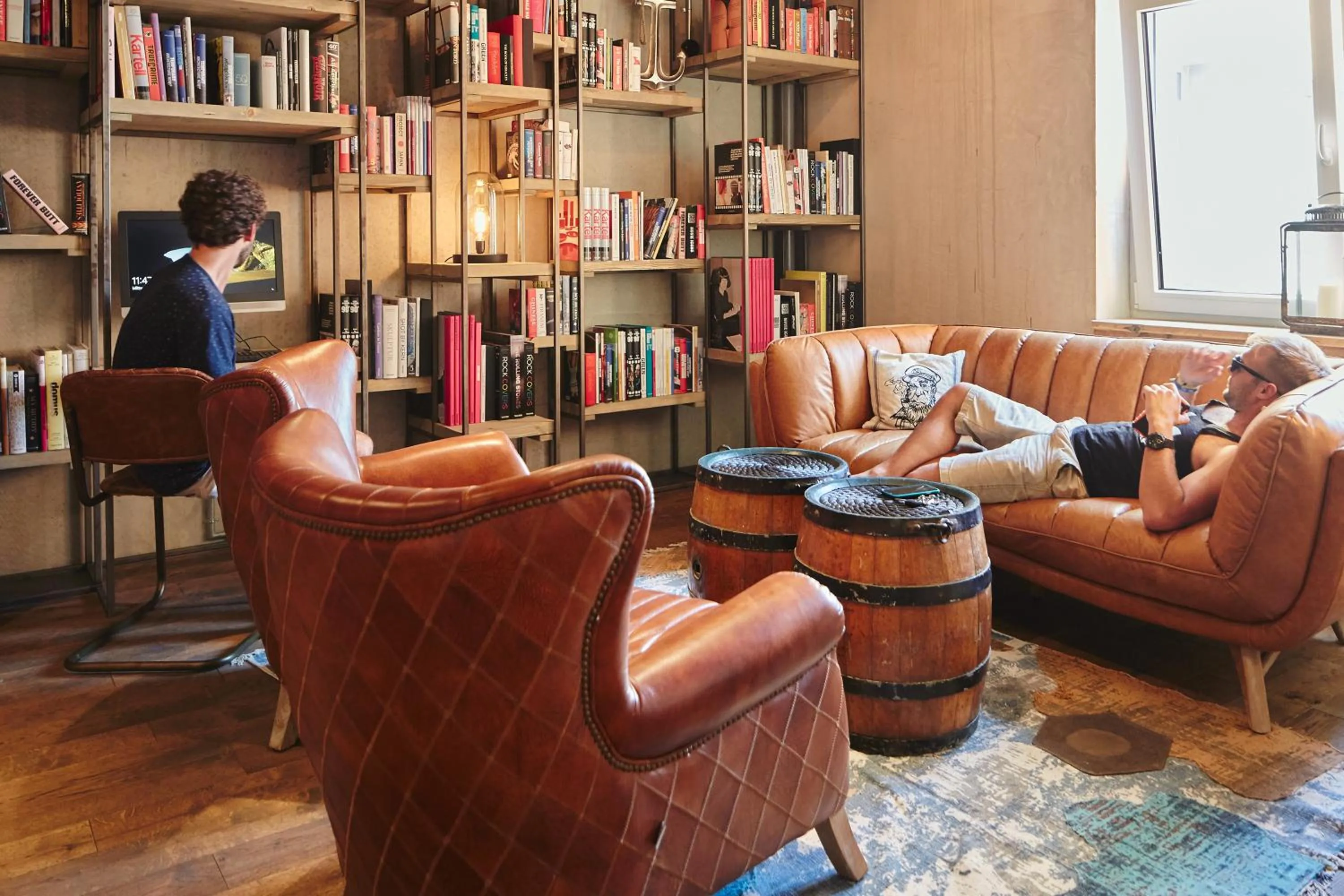 Library in Bretterbude Heiligenhafen