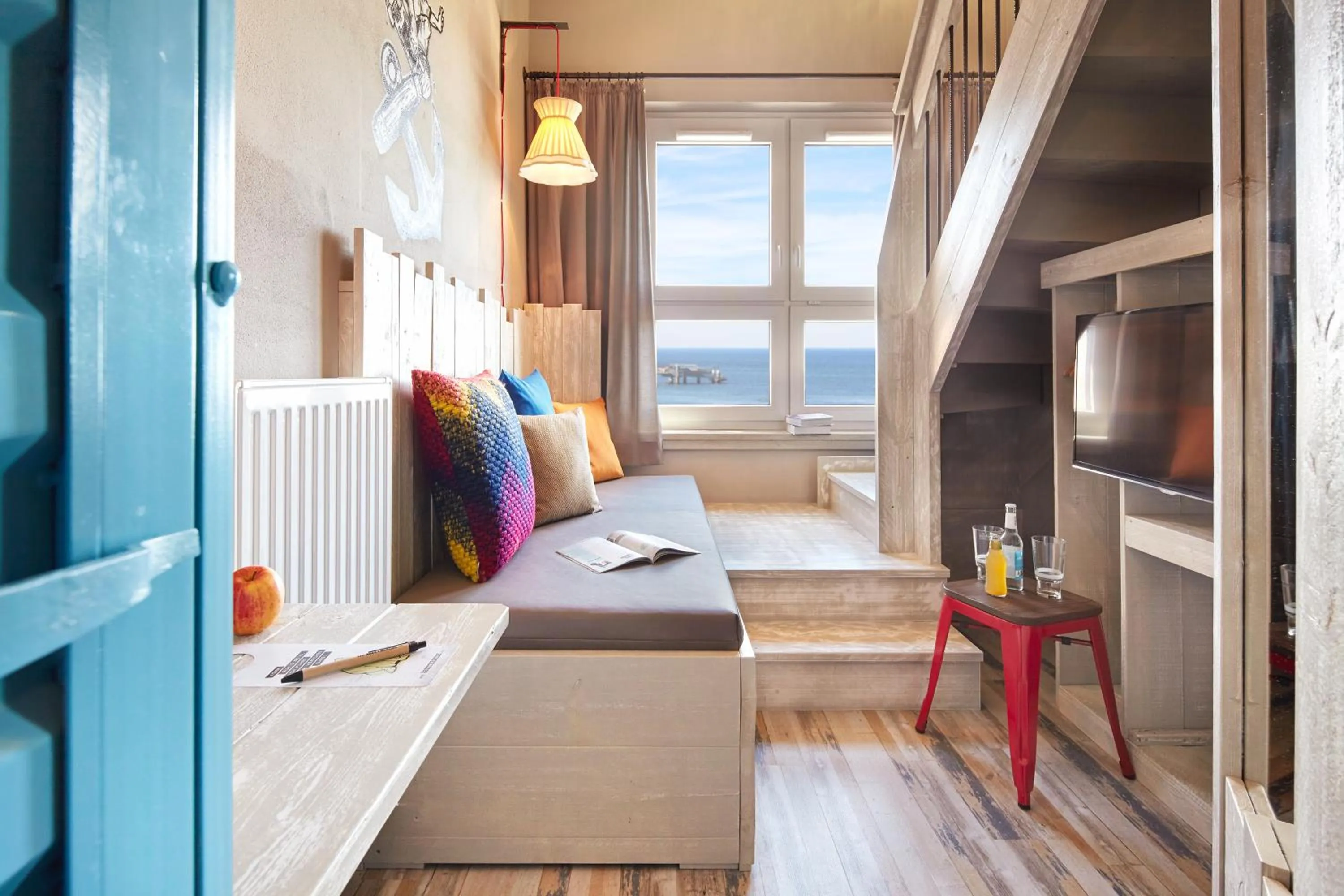 View (from property/room), Bed in Bretterbude Heiligenhafen