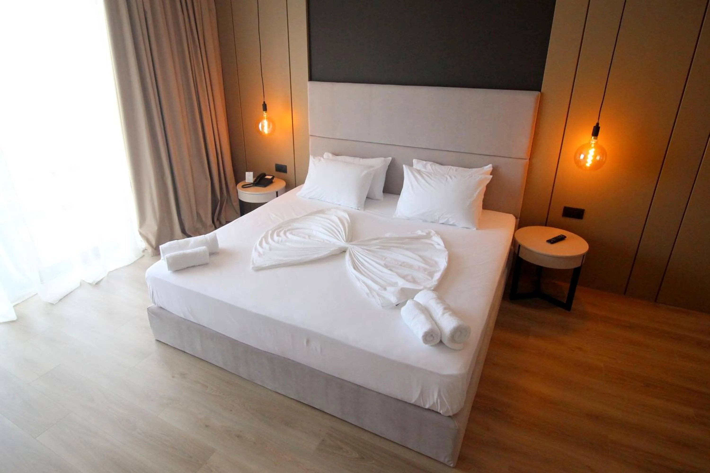 Bed in Andon Lapa Hotel & Spa
