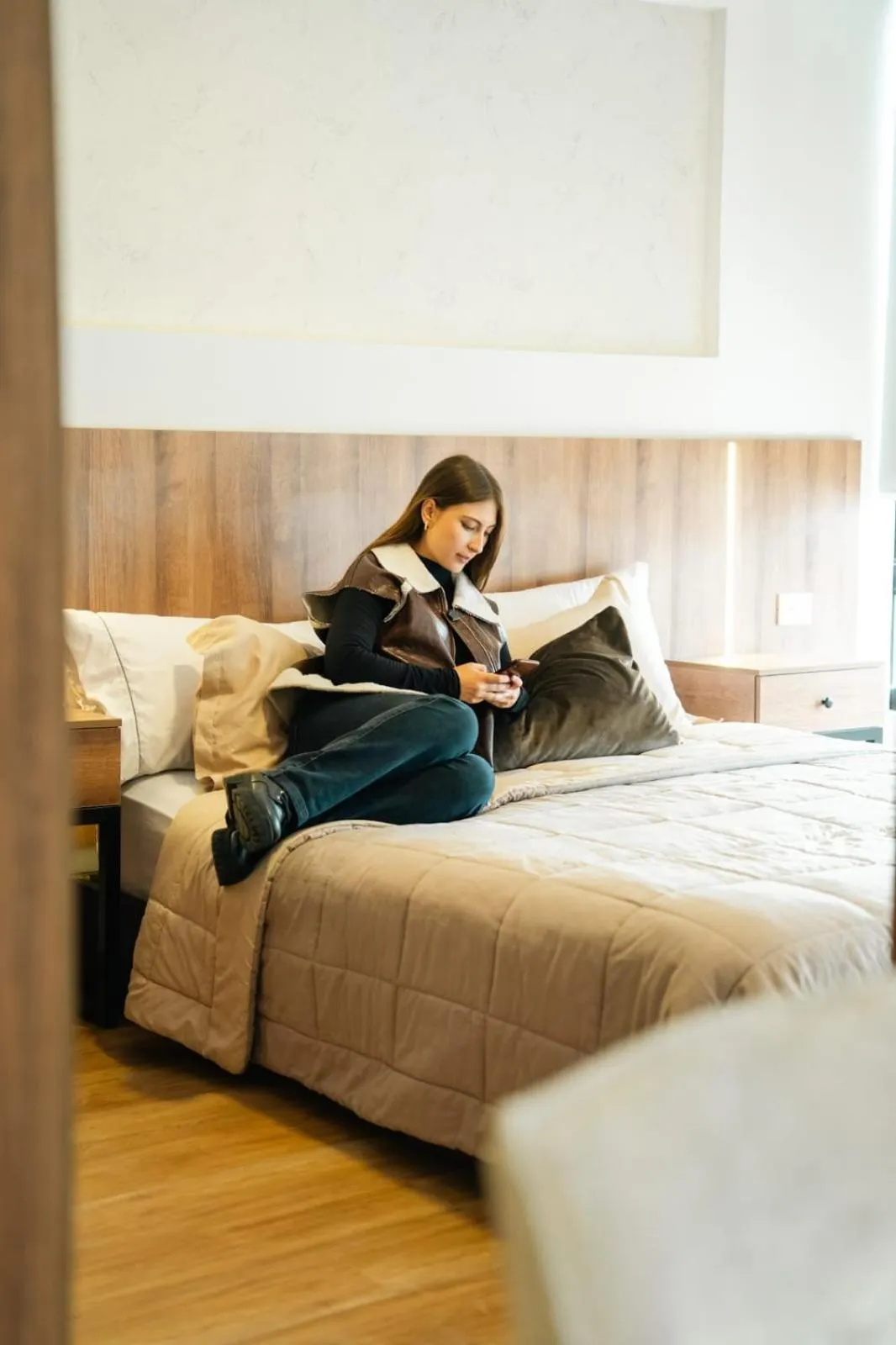 Photo of the whole room, Bed in Hotel Santiago de Compostella Suites