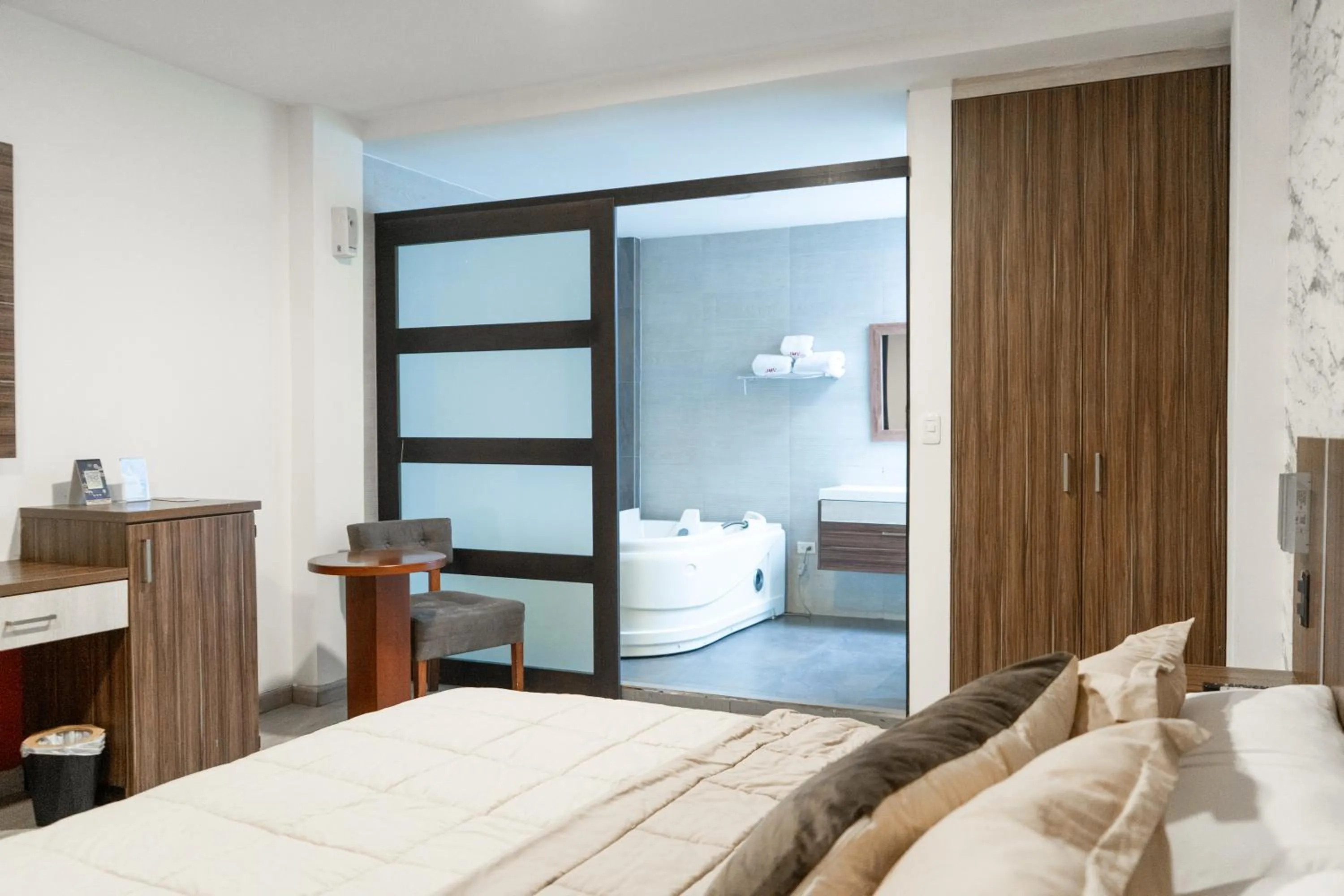 Bed in Hotel Santiago de Compostella Suites