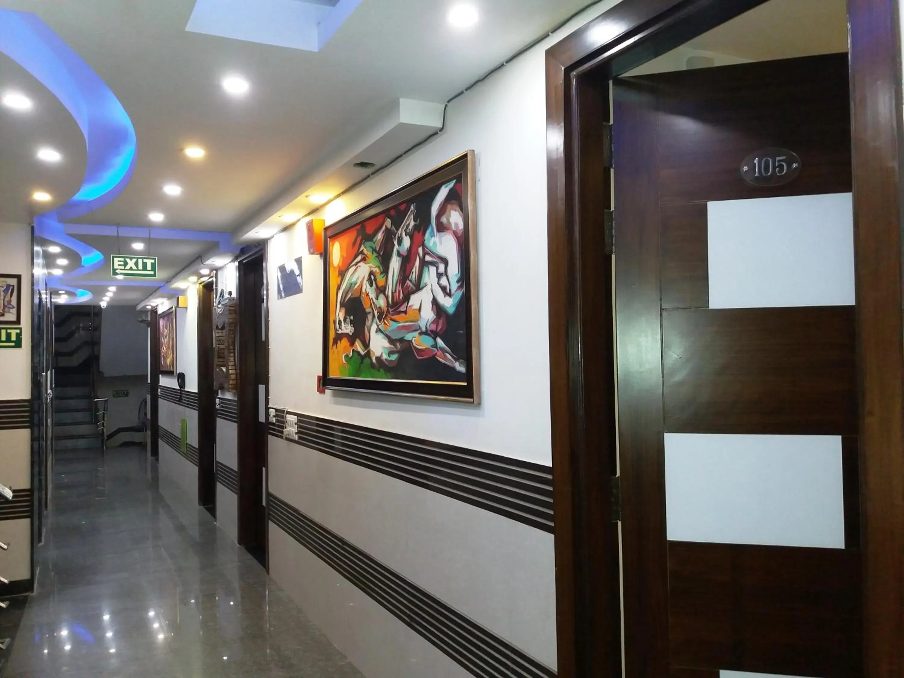 Lobby or reception in Hotel Station View Opposite New Delhi Railway
