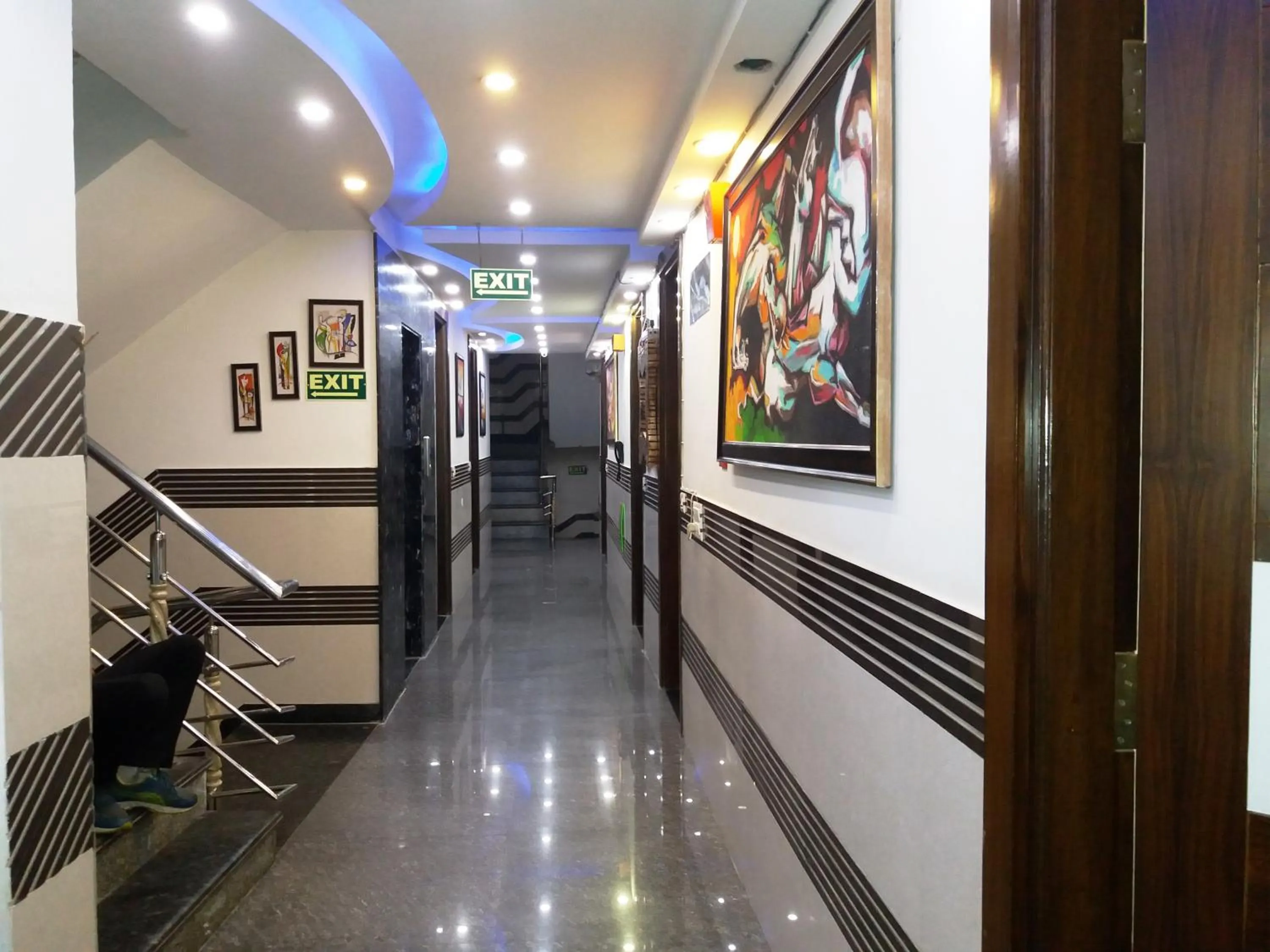 Lobby or reception in Hotel Station View Opposite New Delhi Railway