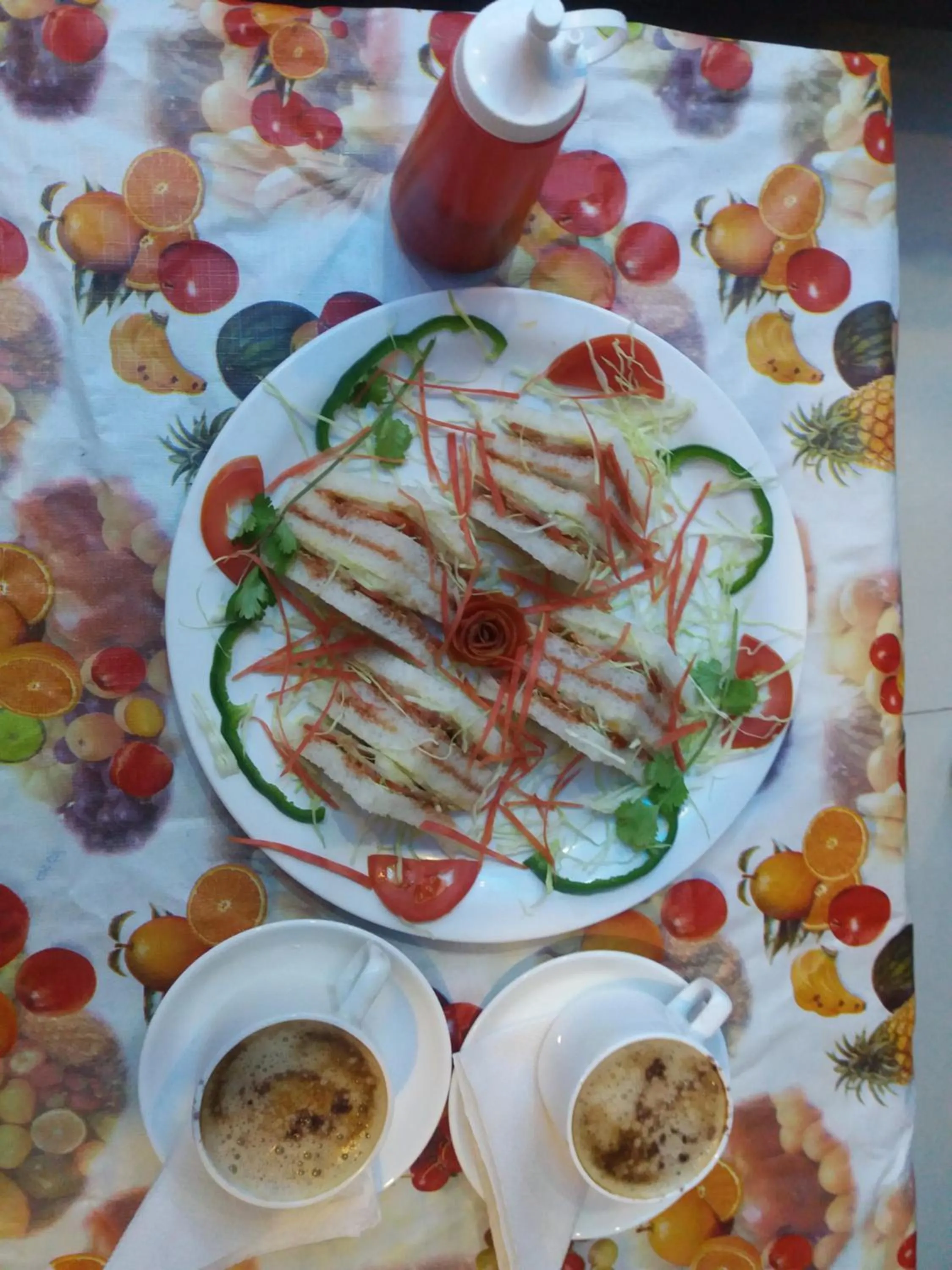 Breakfast in Hotel Station View Opposite New Delhi Railway