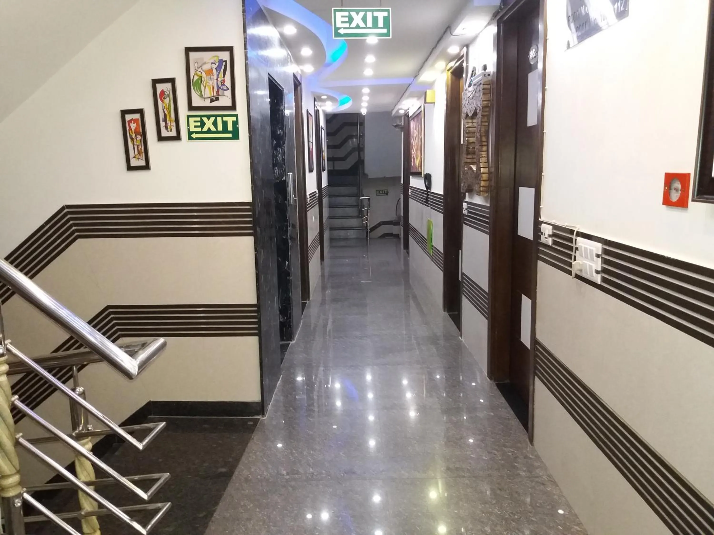 Lobby or reception in Hotel Station View Opposite New Delhi Railway