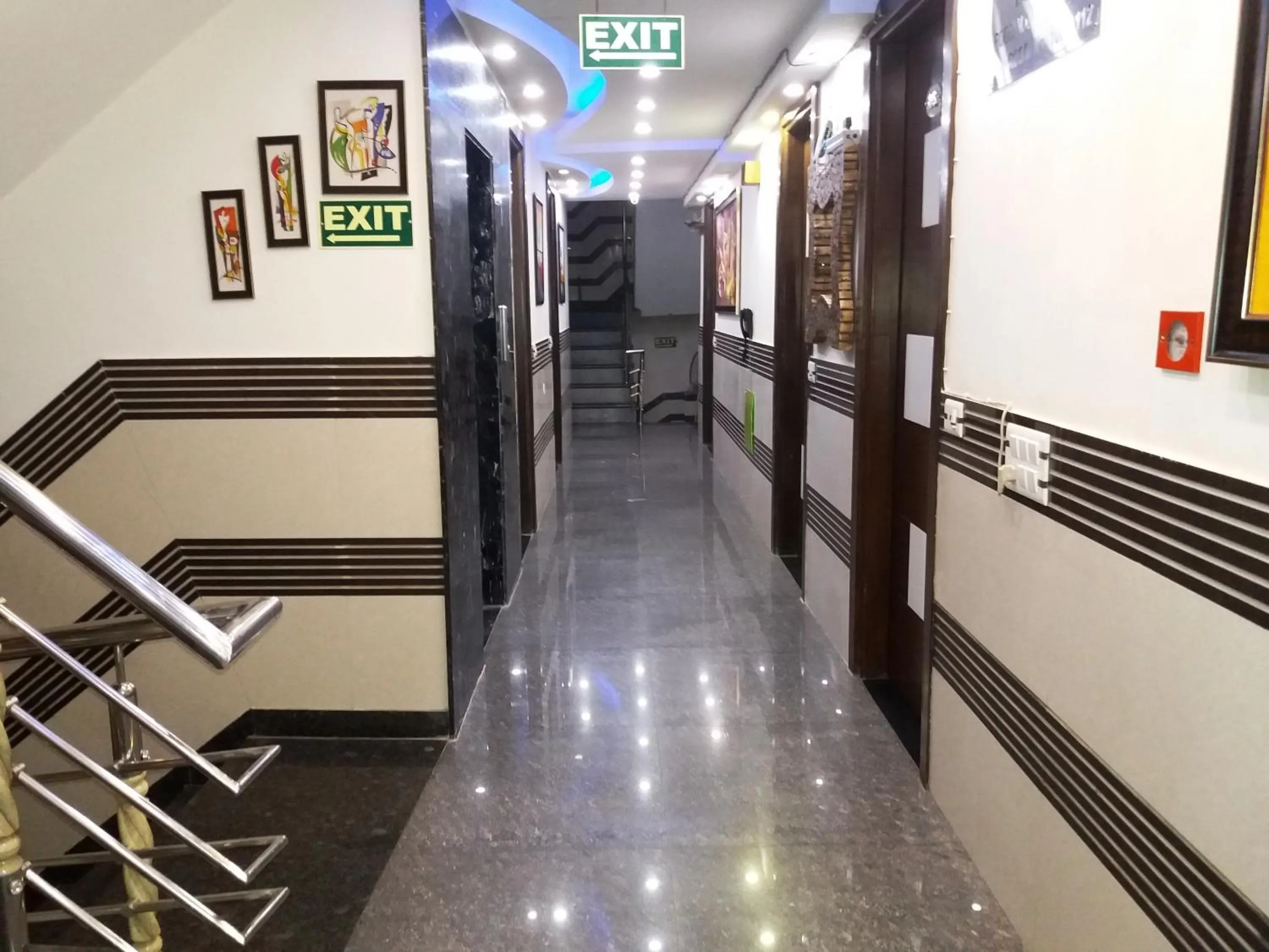 Lobby or reception in Hotel Station View Opposite New Delhi Railway
