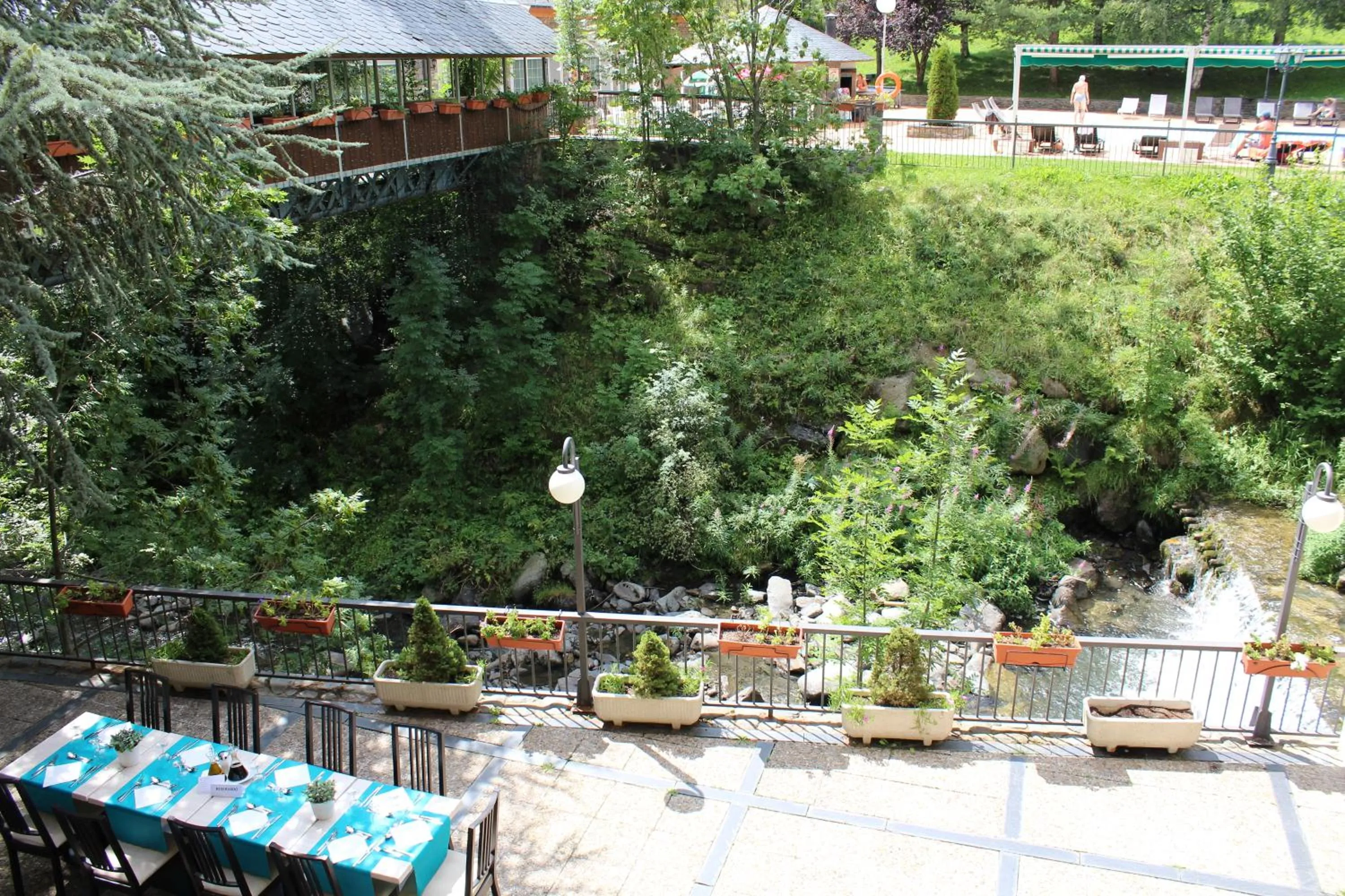 Balcony/Terrace in Hotel Sant Gothard by Nexta