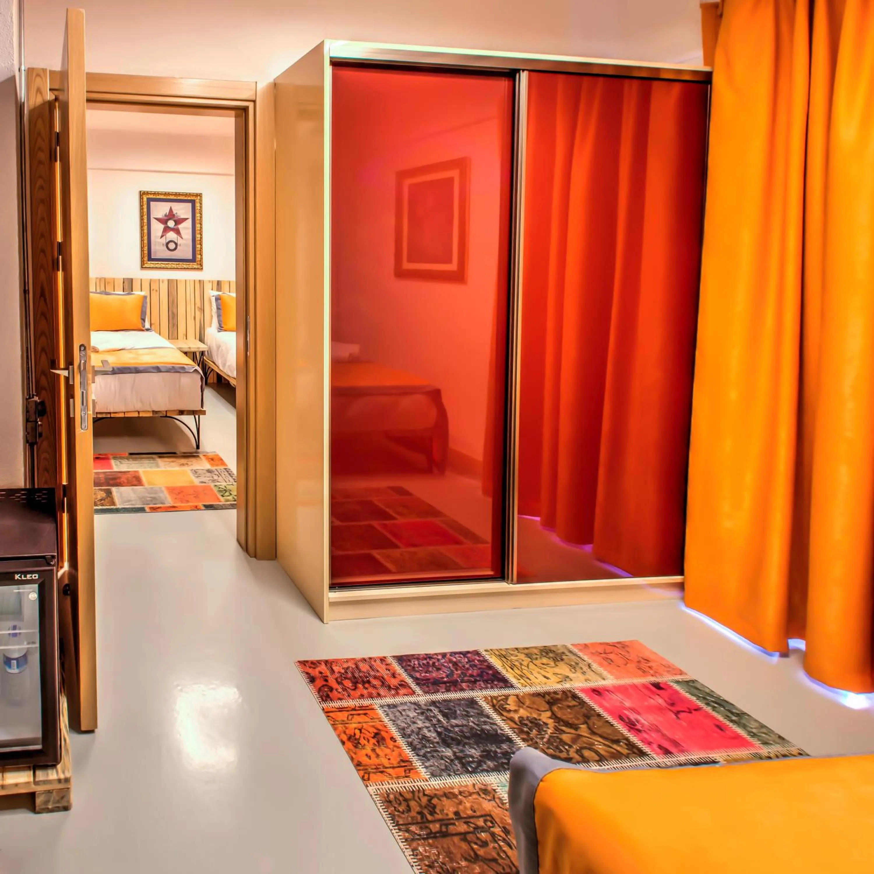 Decorative detail, Bed in Vavien Hotel