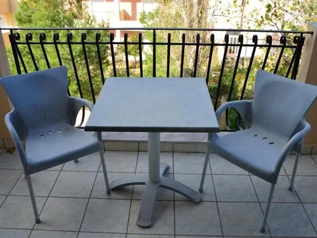 Balcony/Terrace in Koukounaries Studios