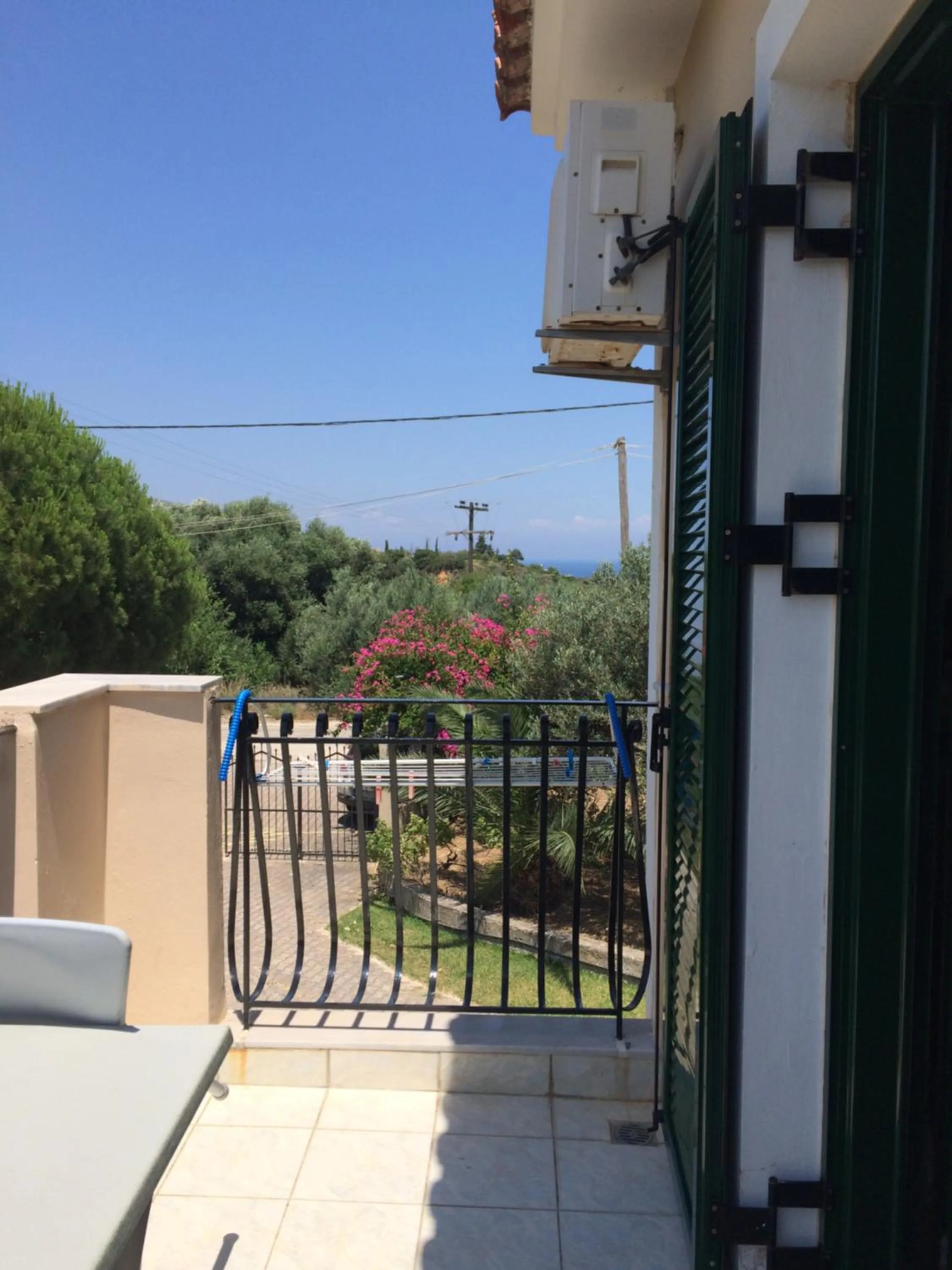 Garden view in Koukounaries Studios