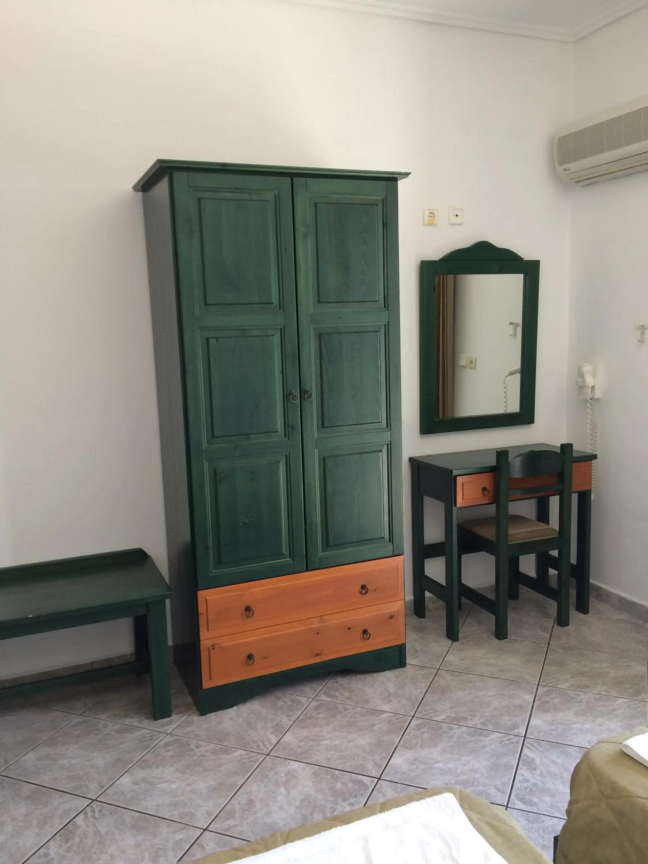 Decorative detail in Koukounaries Studios