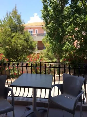Balcony/Terrace in Koukounaries Studios