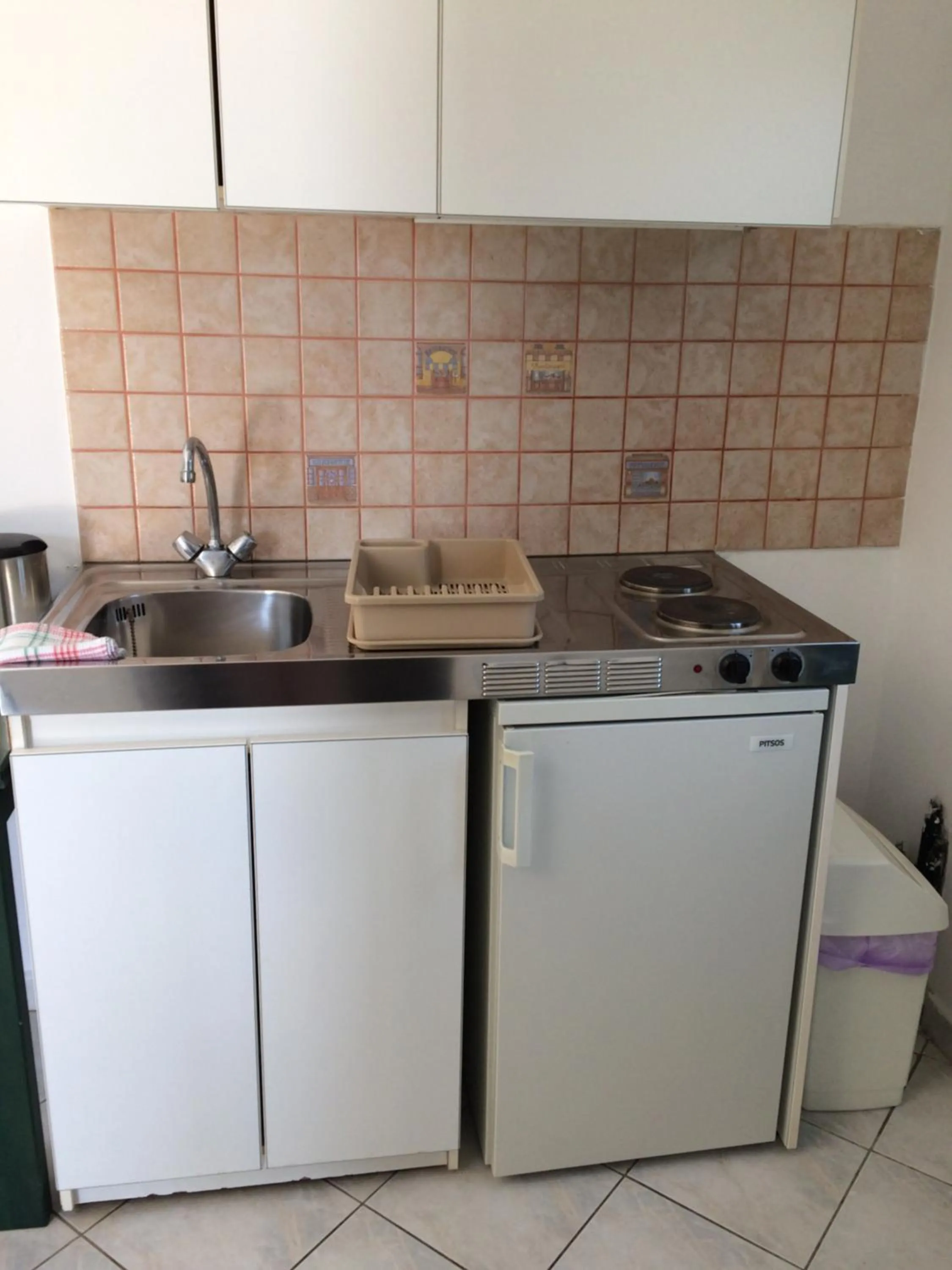 Kitchen or kitchenette in Koukounaries Studios