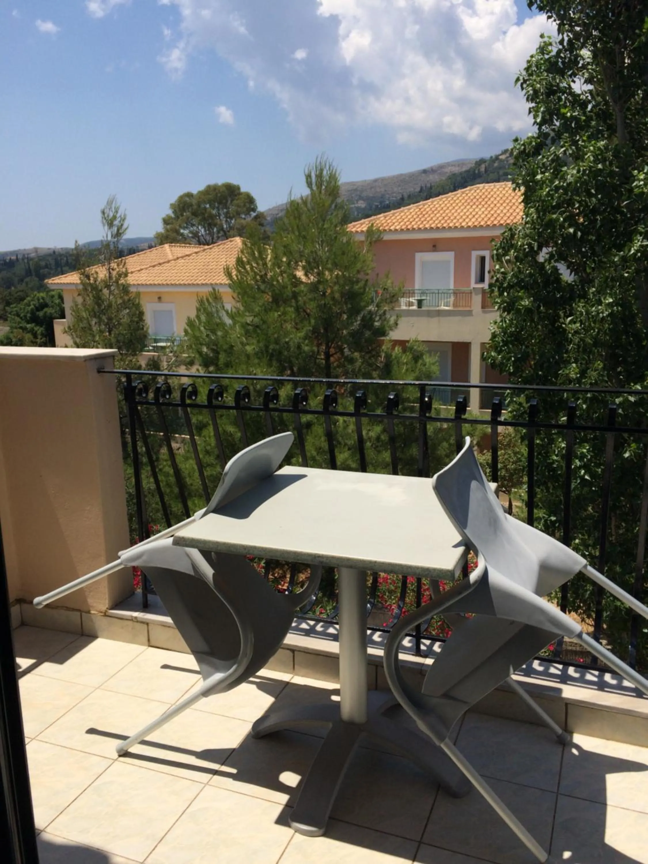 Balcony/Terrace in Koukounaries Studios