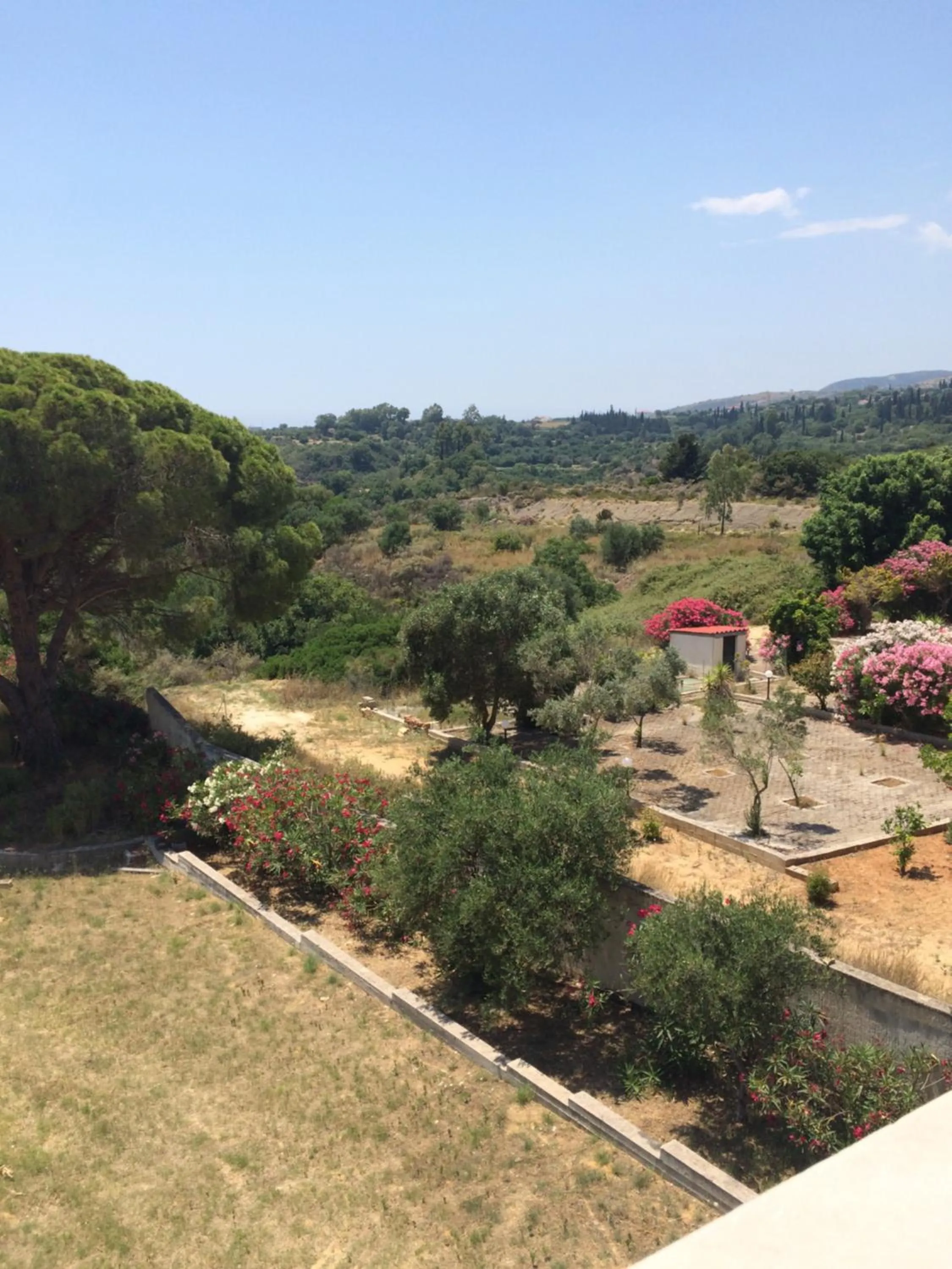 Natural landscape in Koukounaries Studios