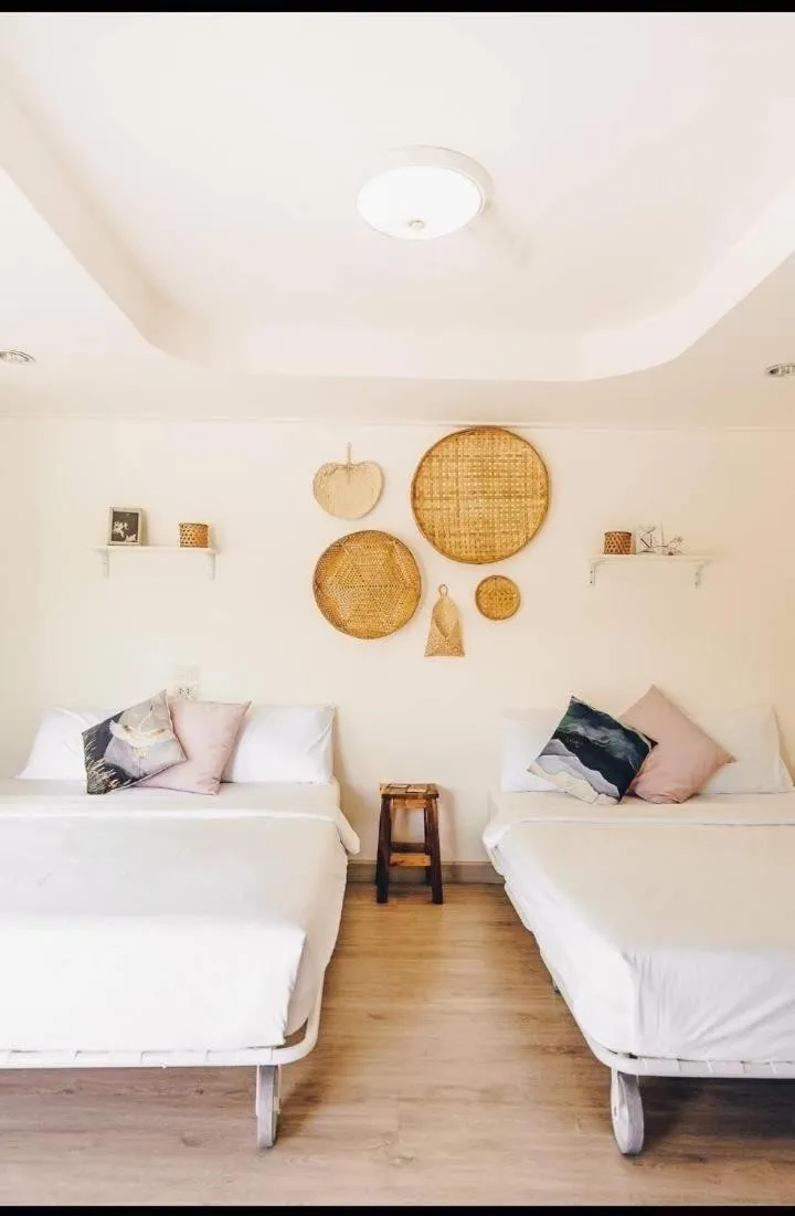 Bed in Baanpufa Resort