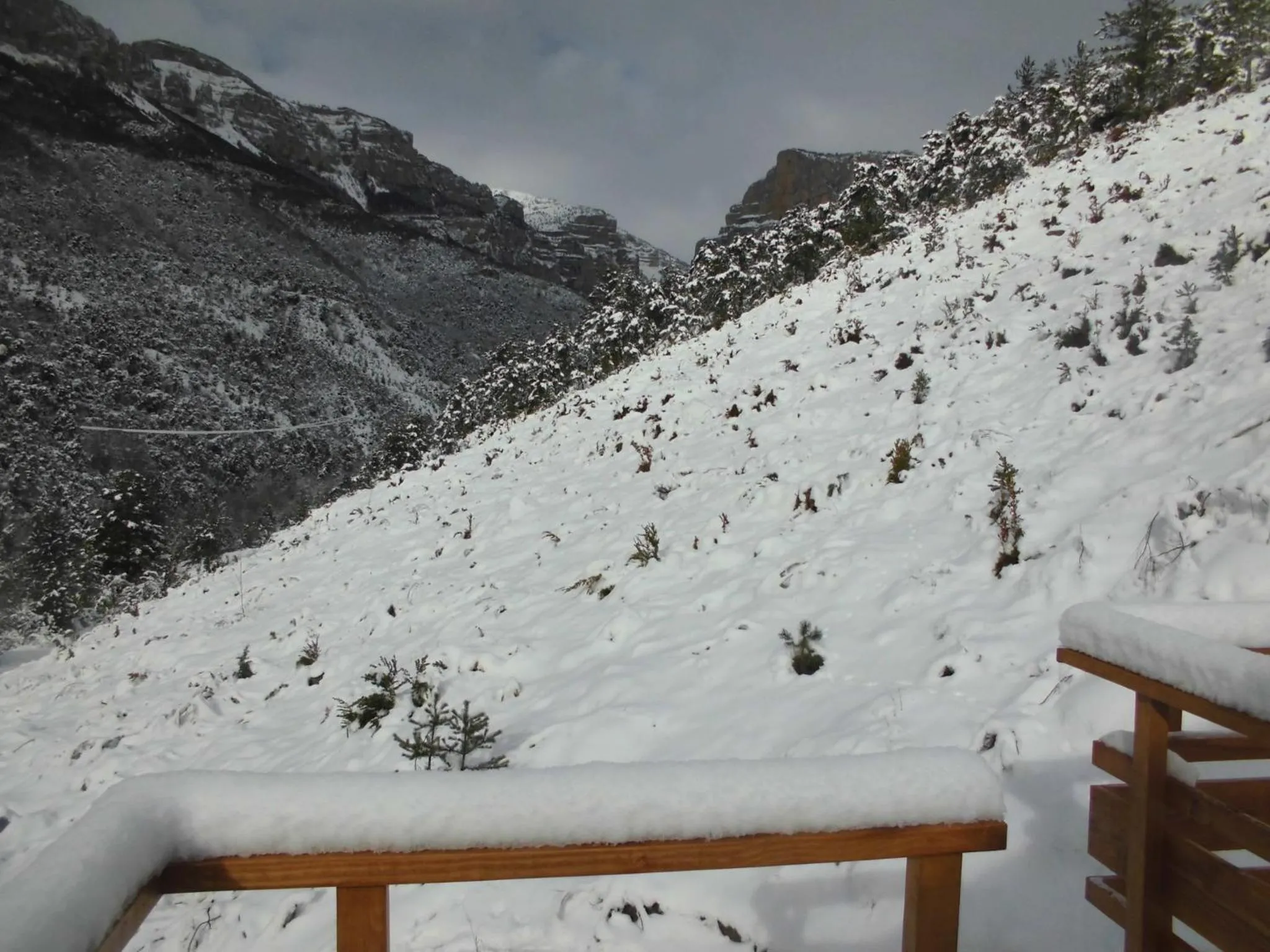 Winter in La Sauvanière