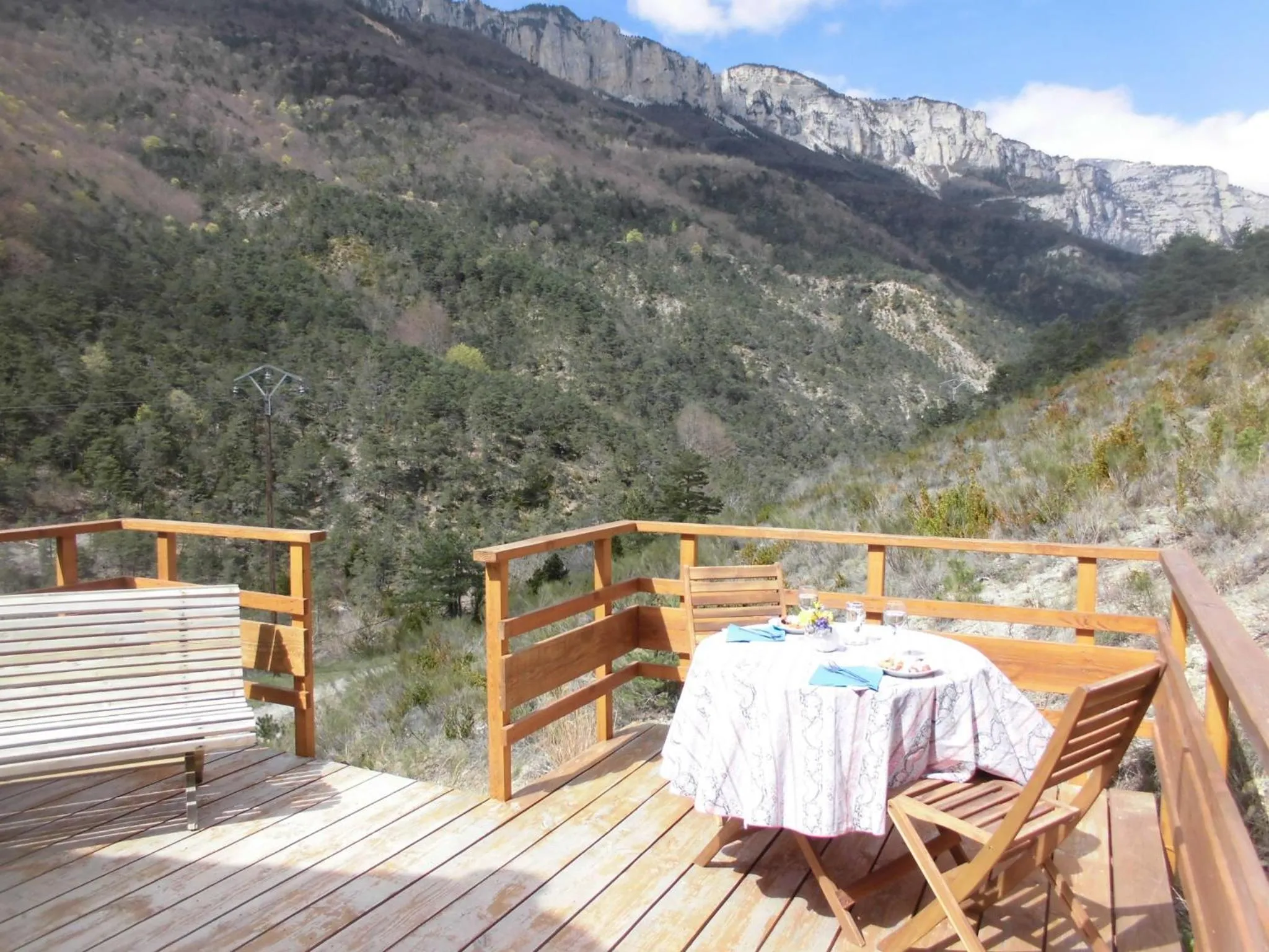 Balcony/Terrace in La Sauvanière