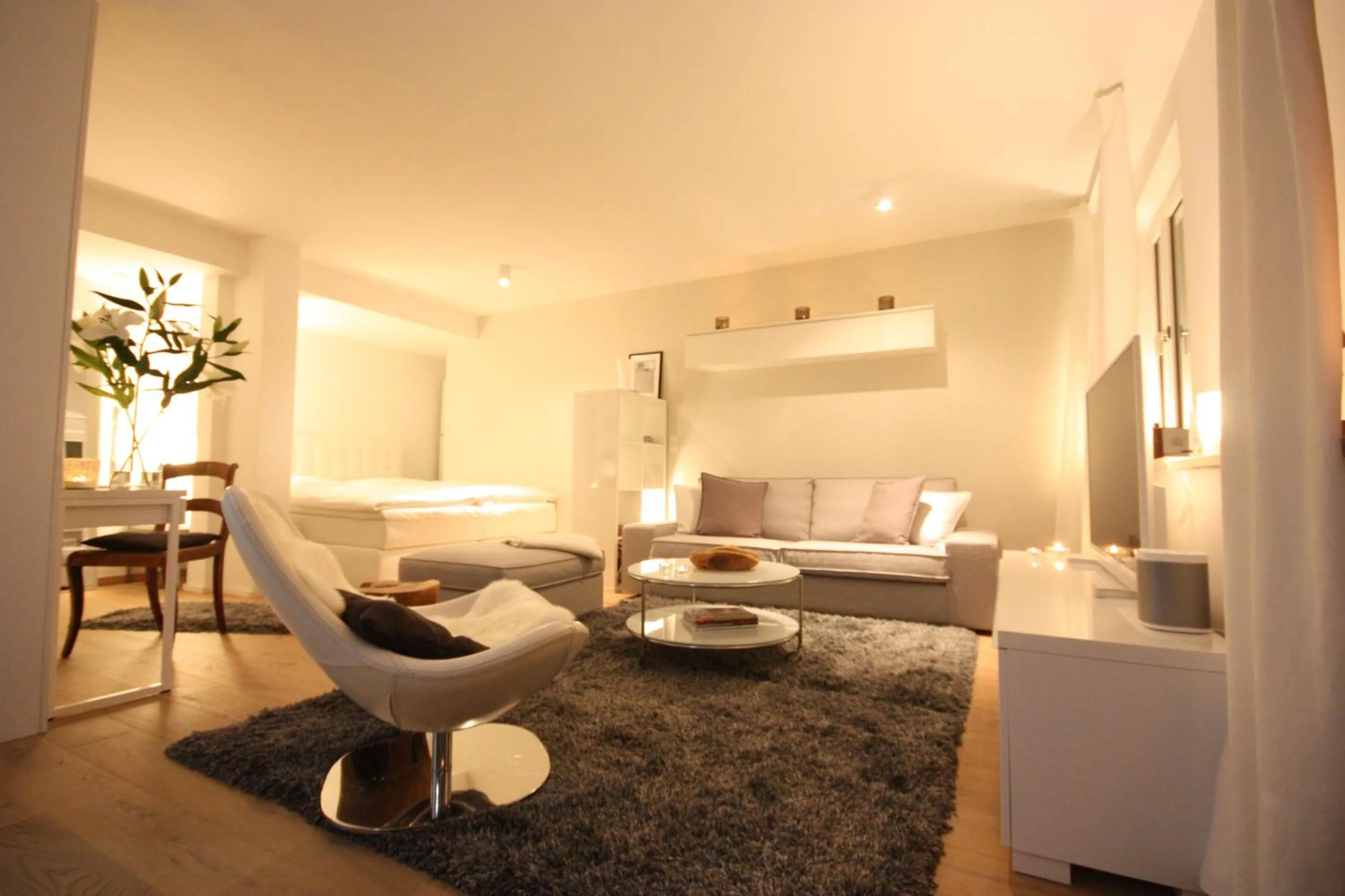 Living room, Bed in Dorya am Ring
