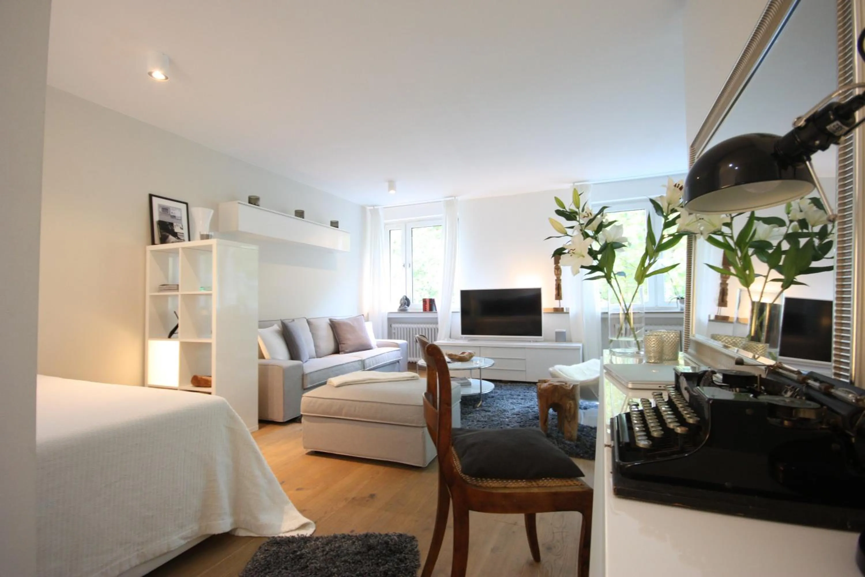 Living room, Bed in Dorya am Ring