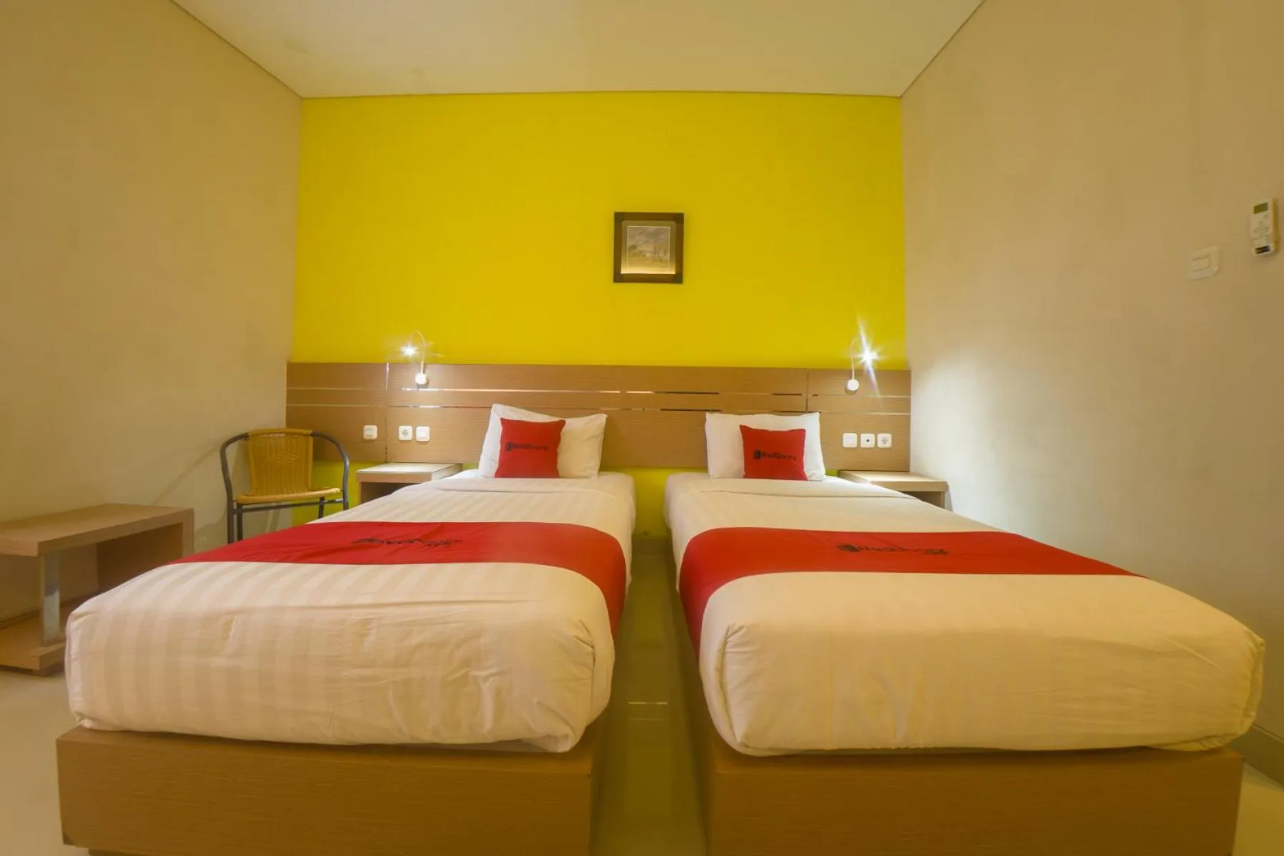 Bed in Budget Hotel Ambon