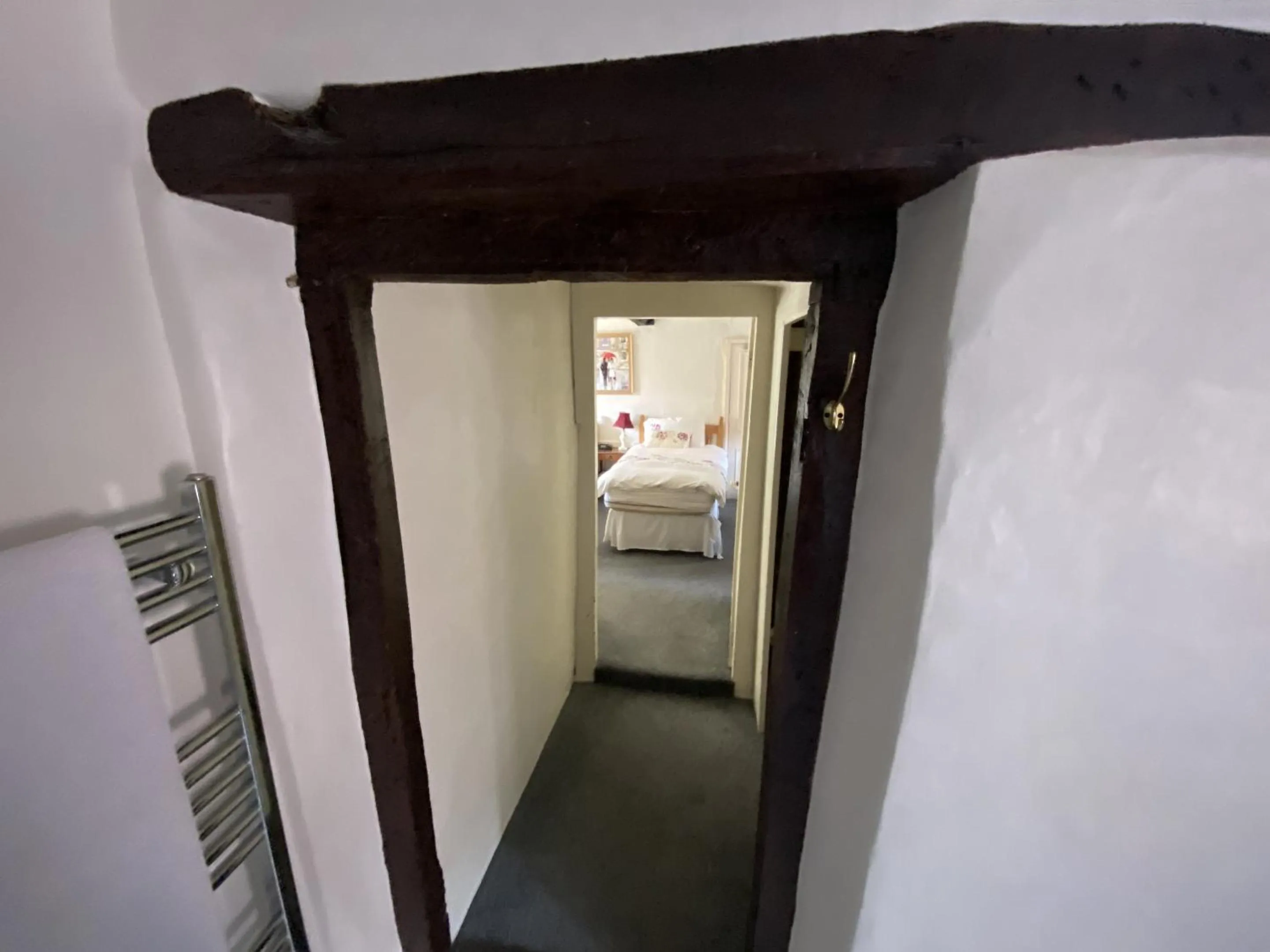 Bedroom, Bed in Yallands Farmhouse