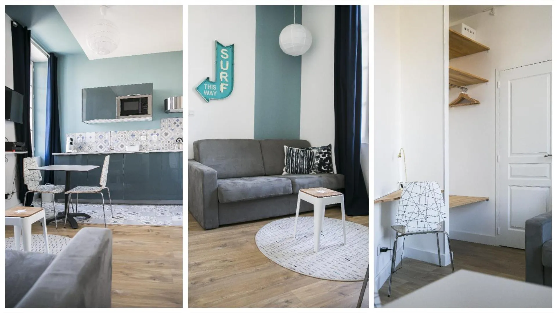 Kitchen or kitchenette in URBAN LOFT & SPA Marseille