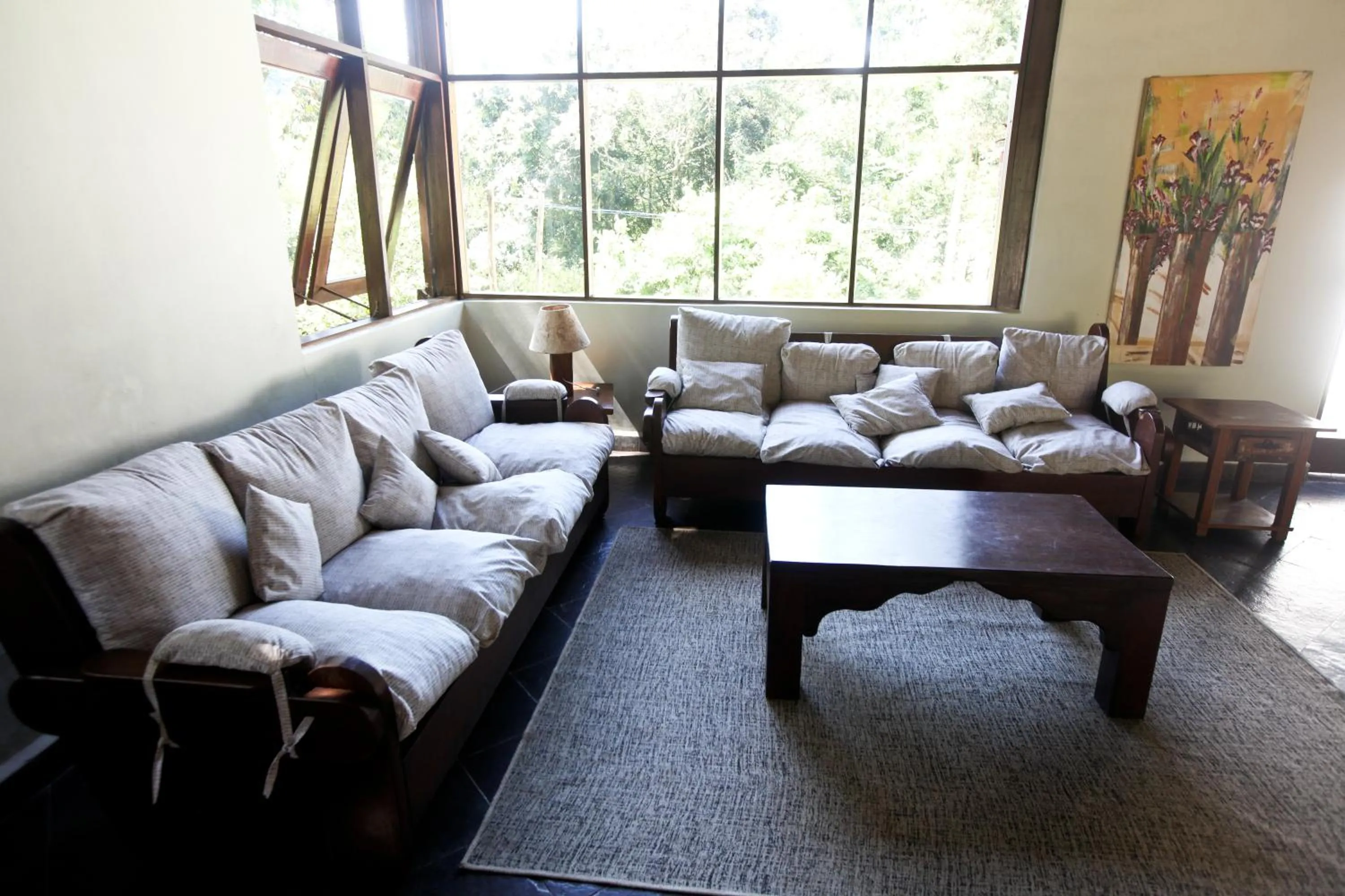 Living room in Pousada Alpes