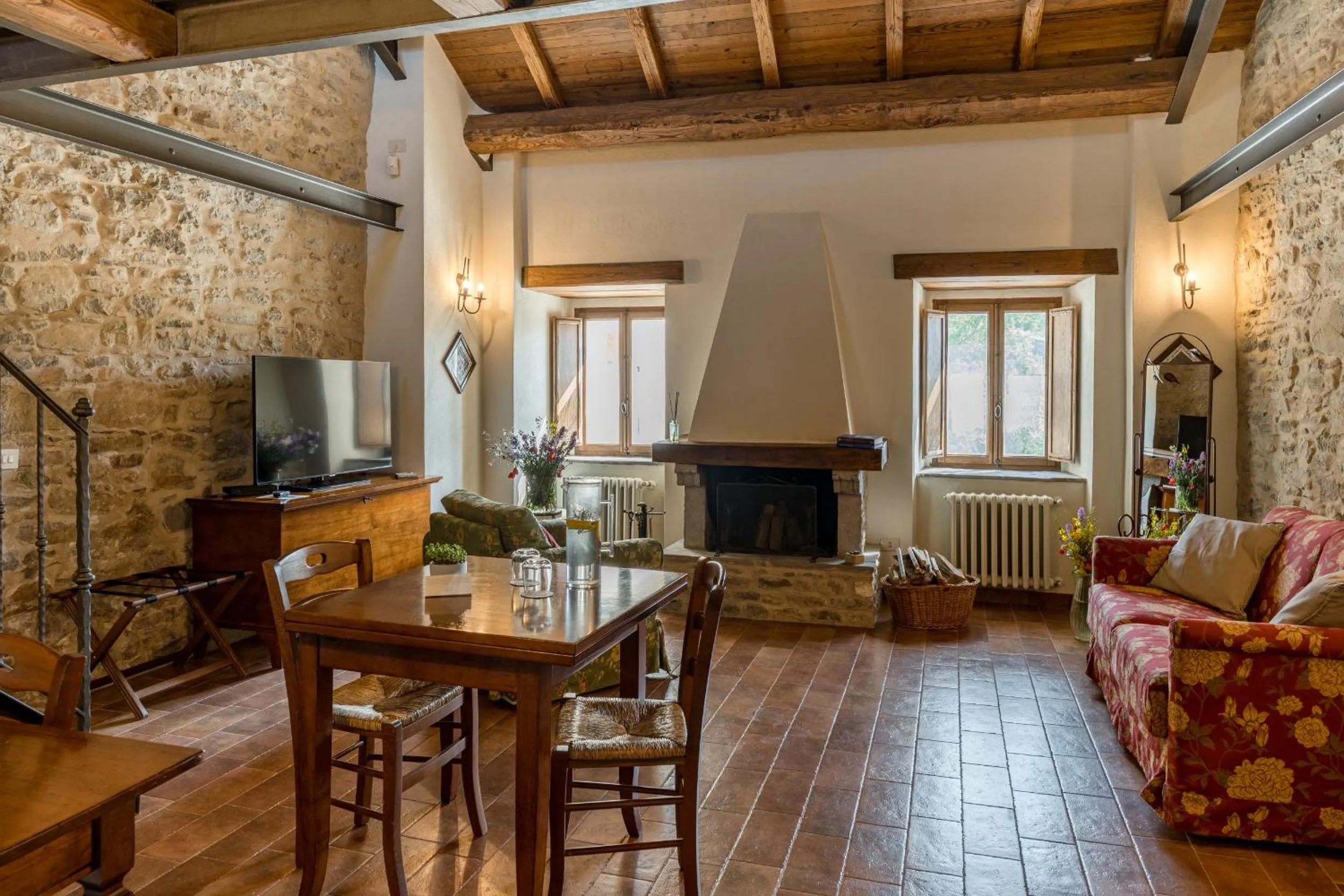 Living room in Borgotufi Albergo Diffuso