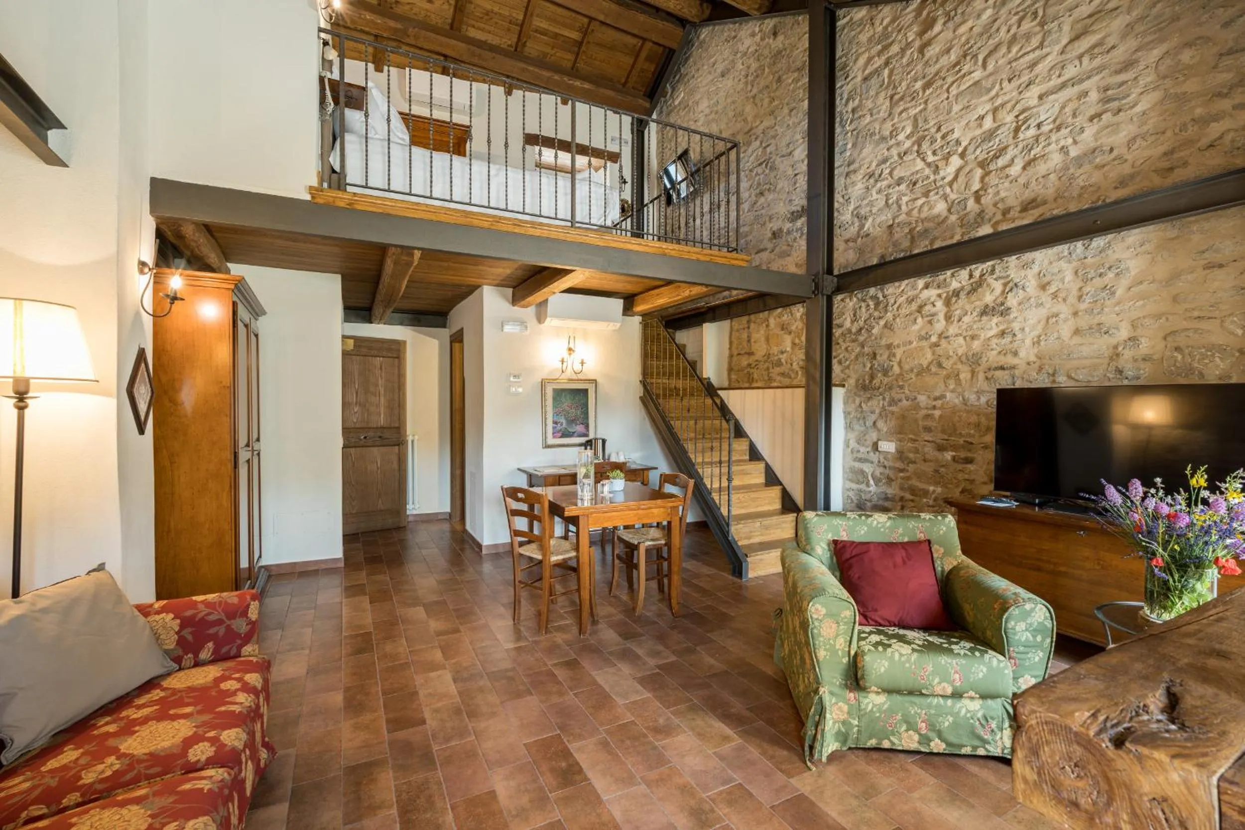 Living room in Borgotufi Albergo Diffuso