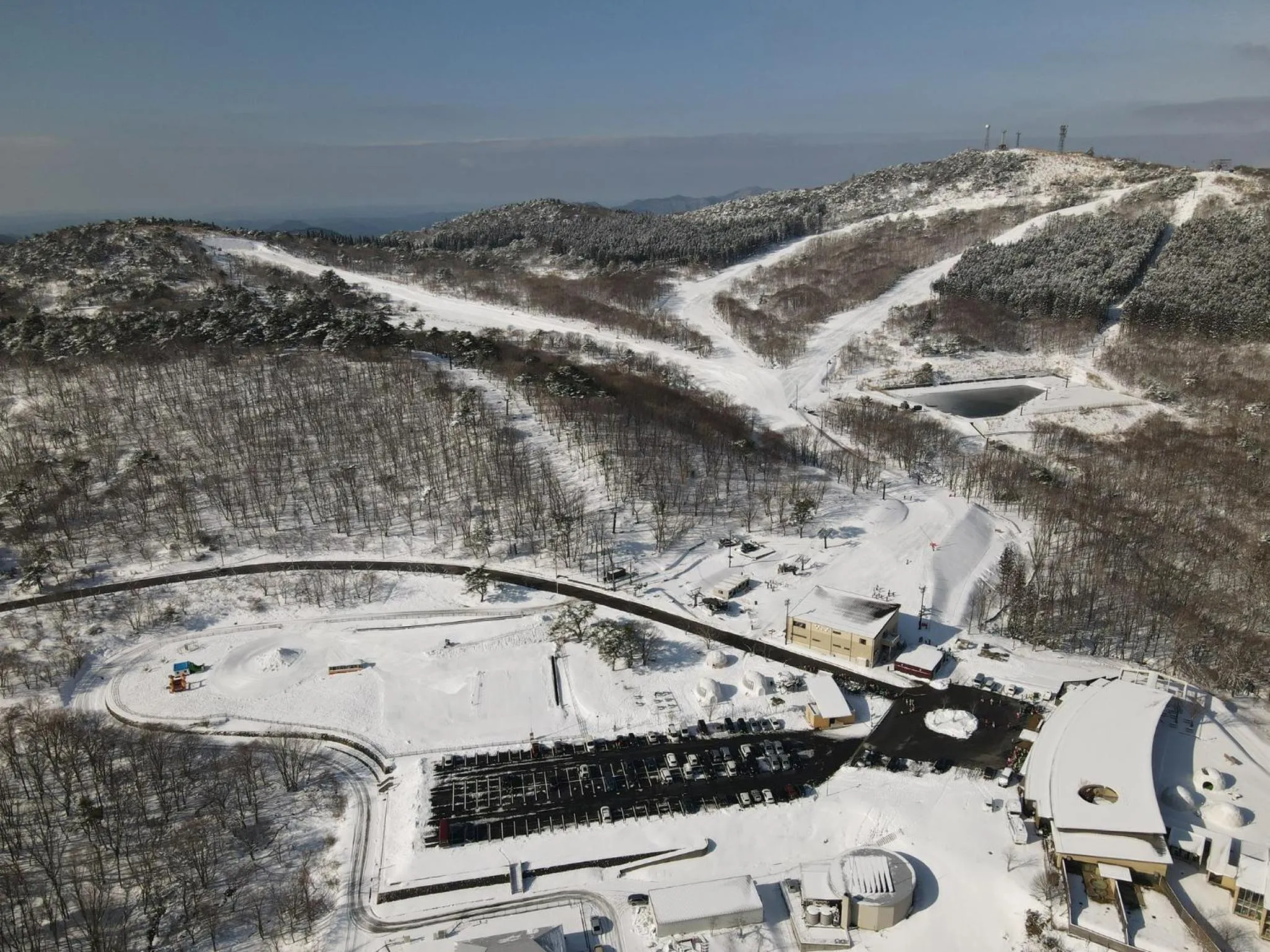Bird's eye view in Mineyama Kogen Hotel Relaxia
