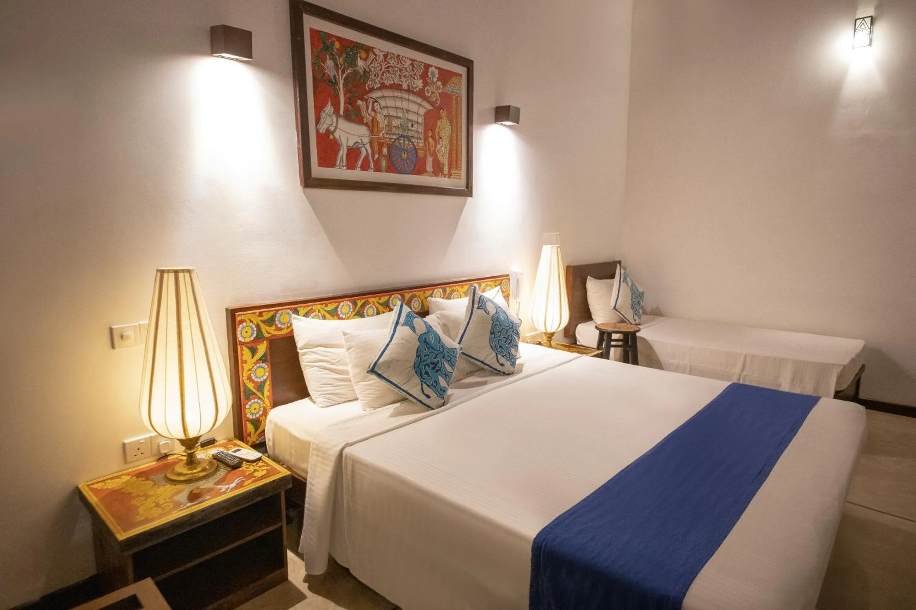 Bed in Blue Elephant Boutique Hotel