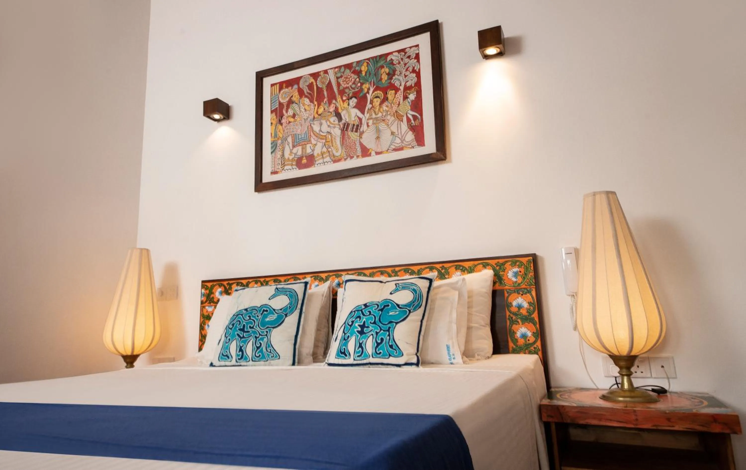 Bed in Blue Elephant Boutique Hotel
