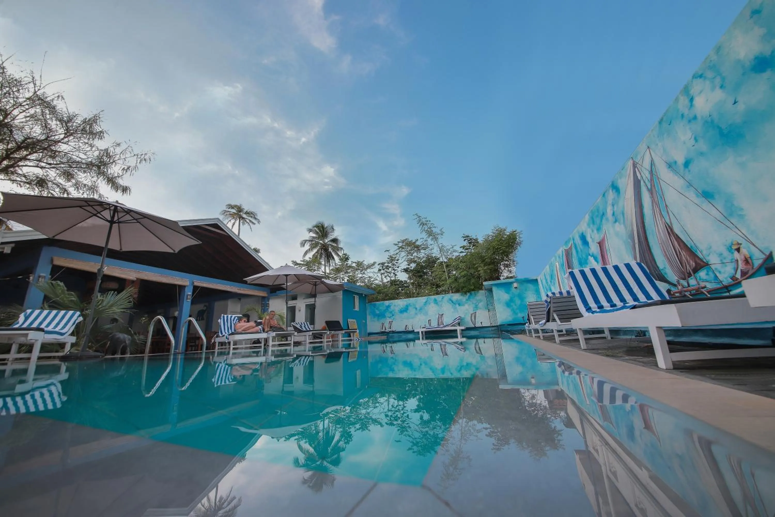 Swimming pool in Blue Elephant Boutique Hotel