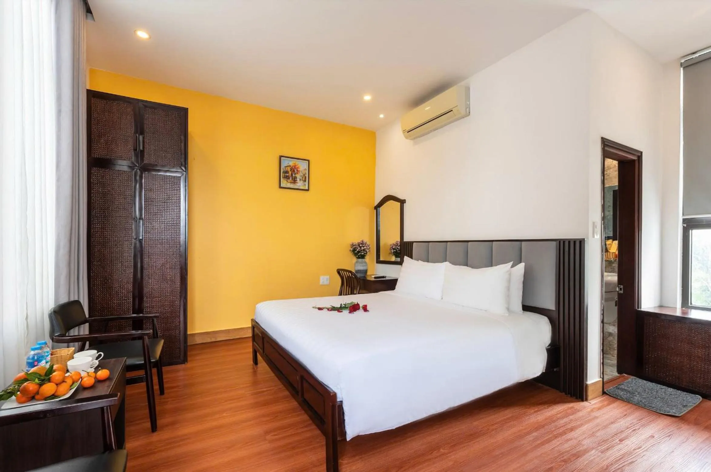 Bedroom, Bed in Serene Riverside Hotel Hoi An